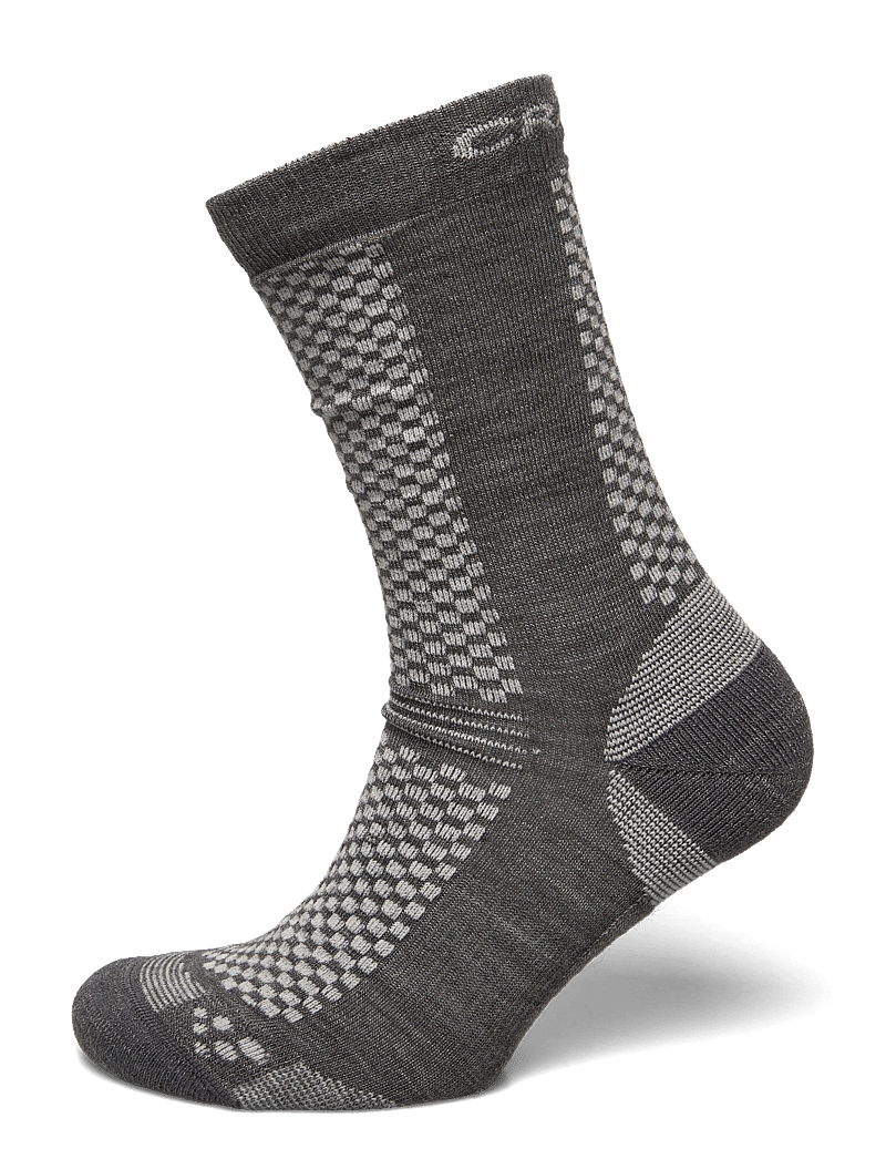 Craft - WOOL WARM MID 2-PACK SOCK - sportstrømper - granite/platinum - 0