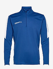 Craft - Progress Halfzip LS Tee M - mid layer jackets - royal blue - 0