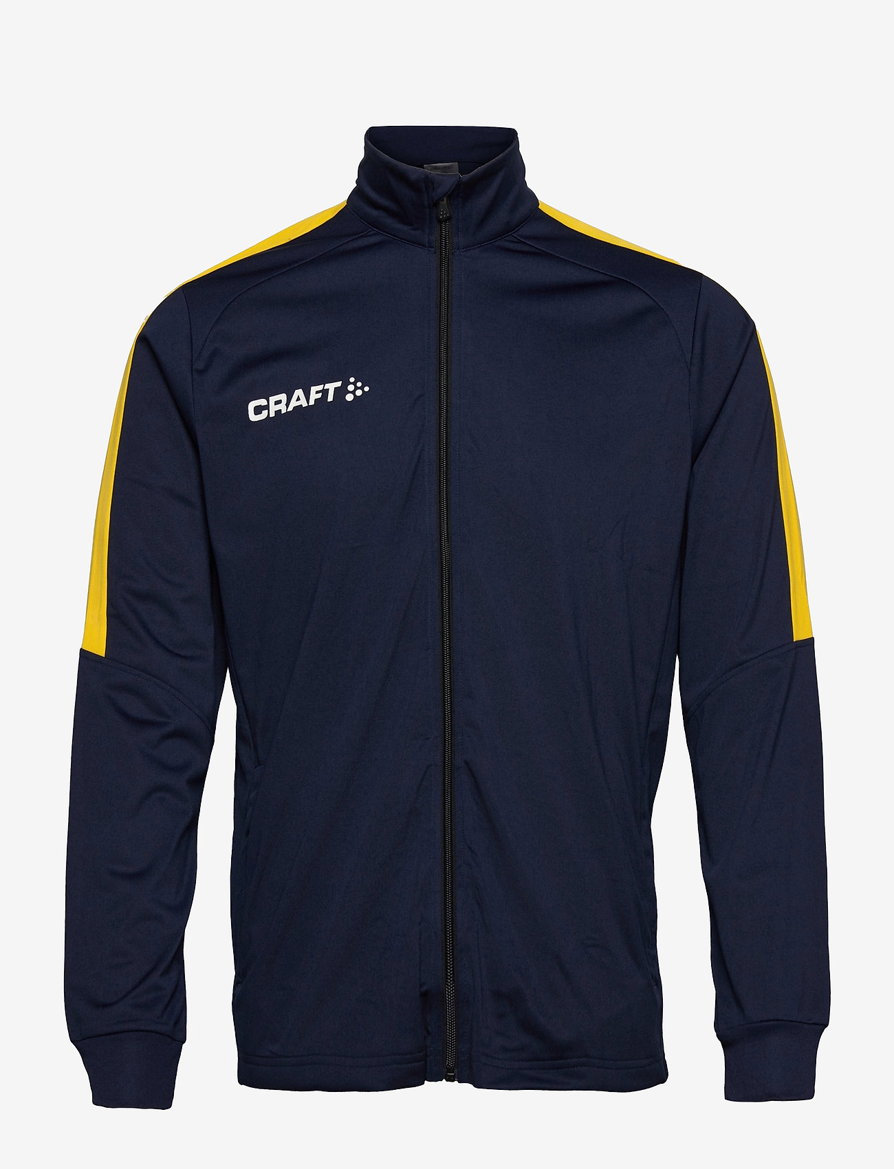 Craft - Progress Jacket M - mid layer jackets - navy/yellow - 0