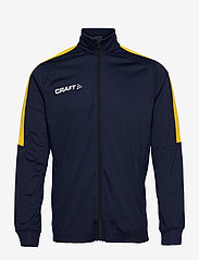 Craft - Progress Jacket M - bluzy i swetry - navy/yellow - 1