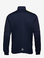 Craft - Progress Jacket M - mid layer jackets - navy/yellow - 1