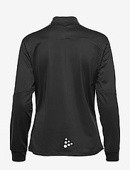 Craft - Progress Jacket W - sweatshirts - black/white - 2