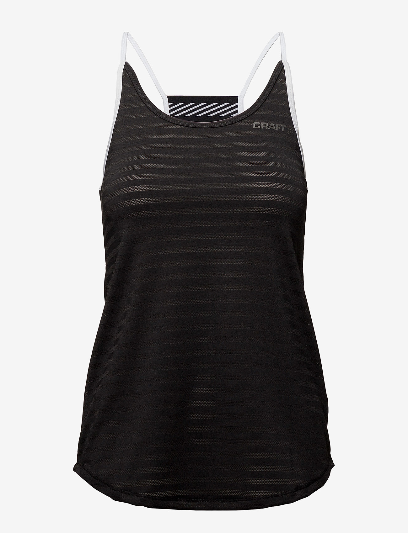 Craft - BREAKAWAY SINGLET   - black/white - 0