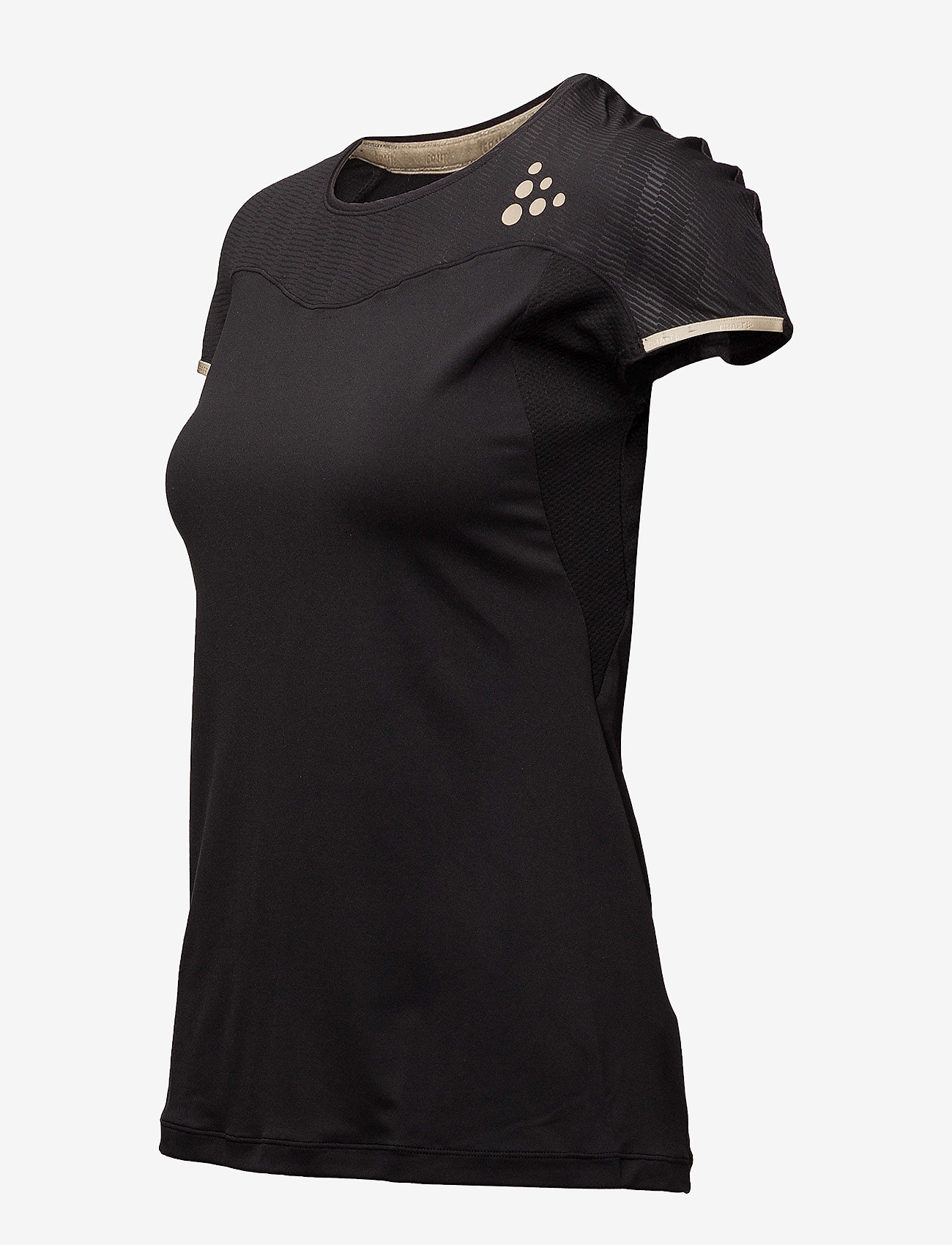 Craft - SHADE SS TEE  - black/champ - 2