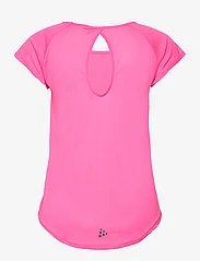Craft - Eaze SS Melange Tee W - t-shirts - fuchsia melange - 1
