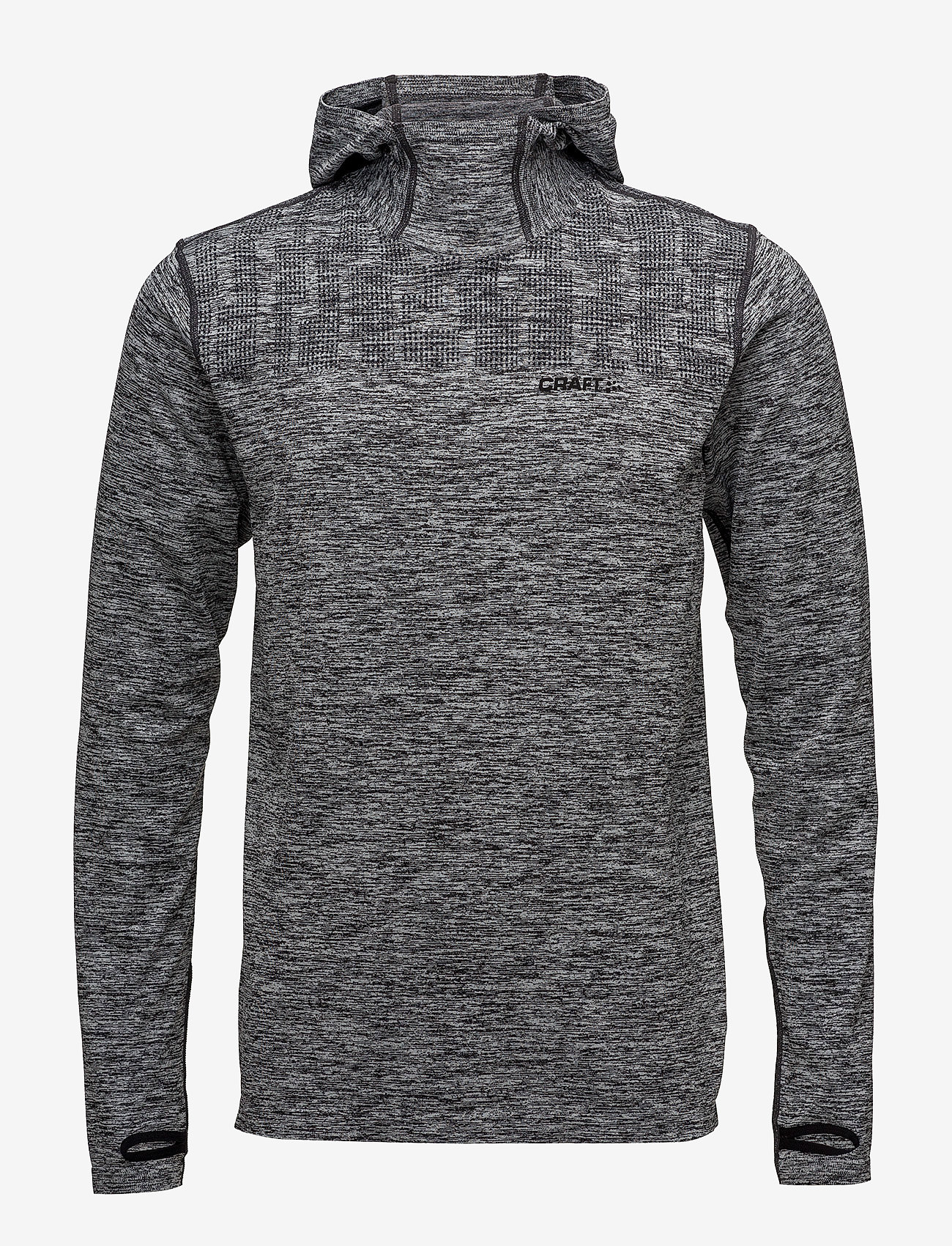 Craft - CORE 2.0 HOOD M TRUE BLUE ME  - black melange - 0