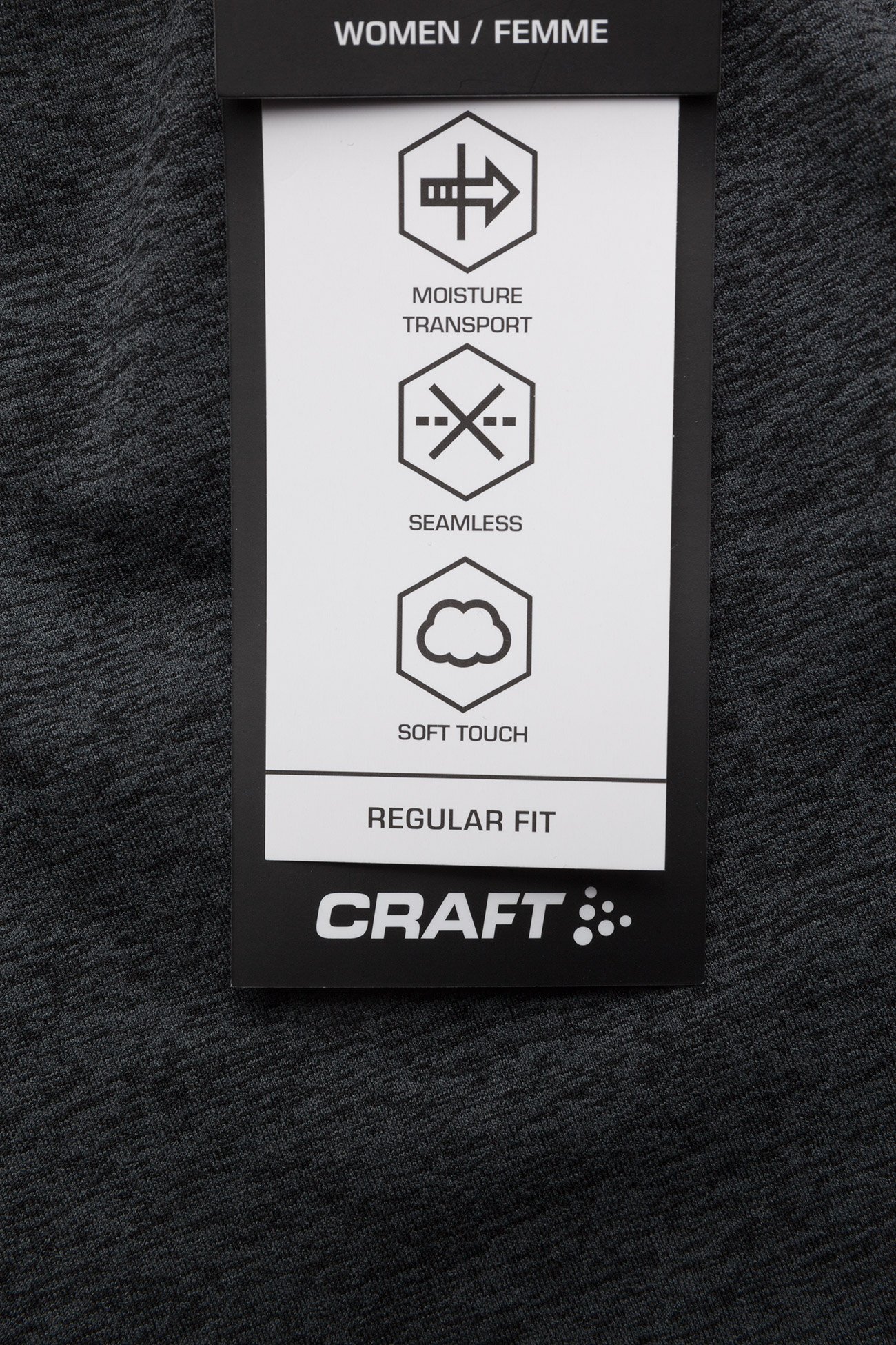 Craft - CORE 2.0 TIGHTS W - black melange - 5