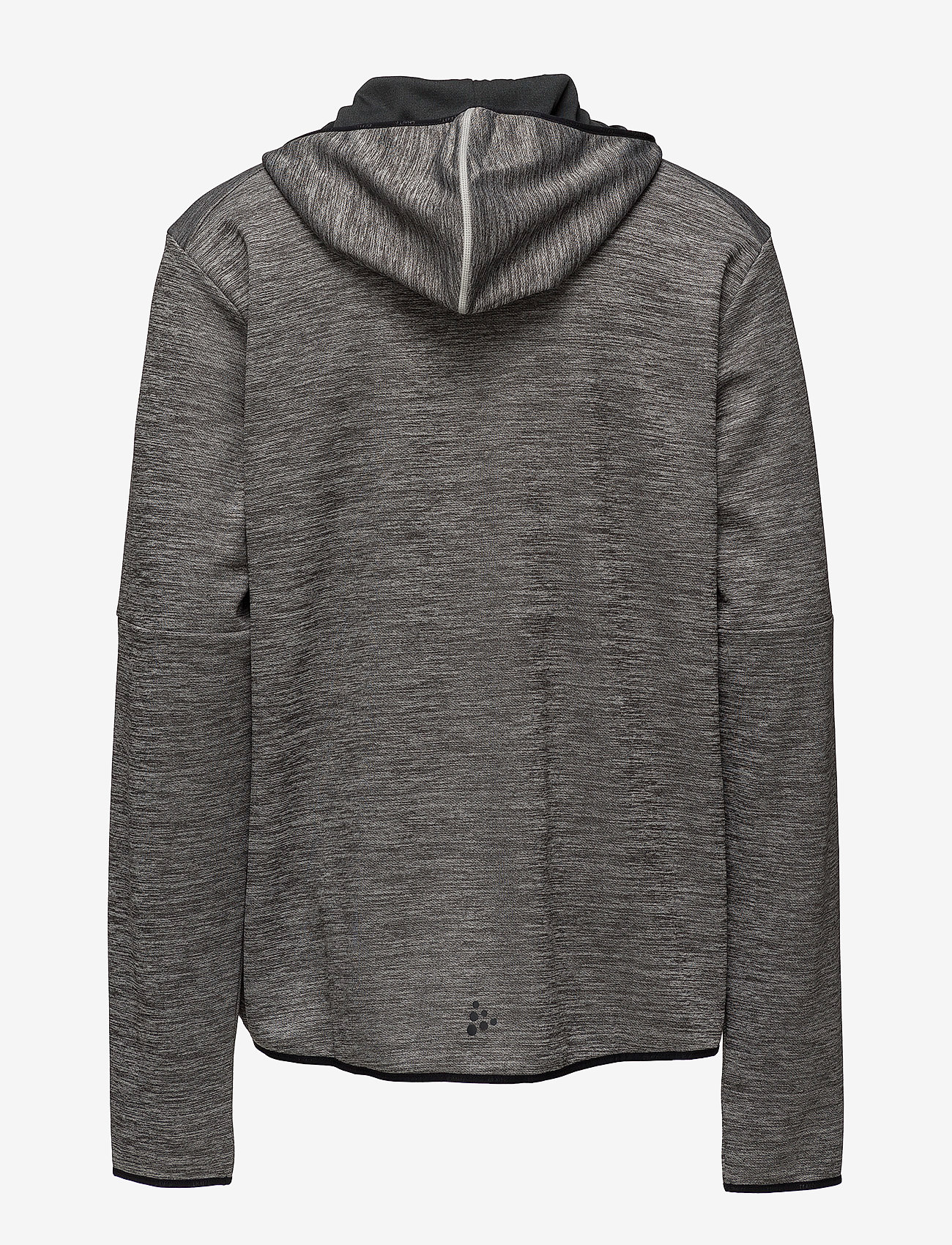 Craft - EAZE JERSEY HOOD JKT  - dk grey melange/black - 1