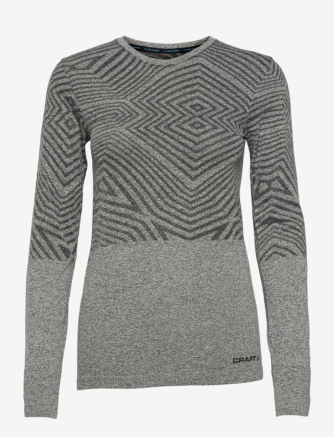 Craft - COOL COMFORT SHE RN LS  - black melange - 0
