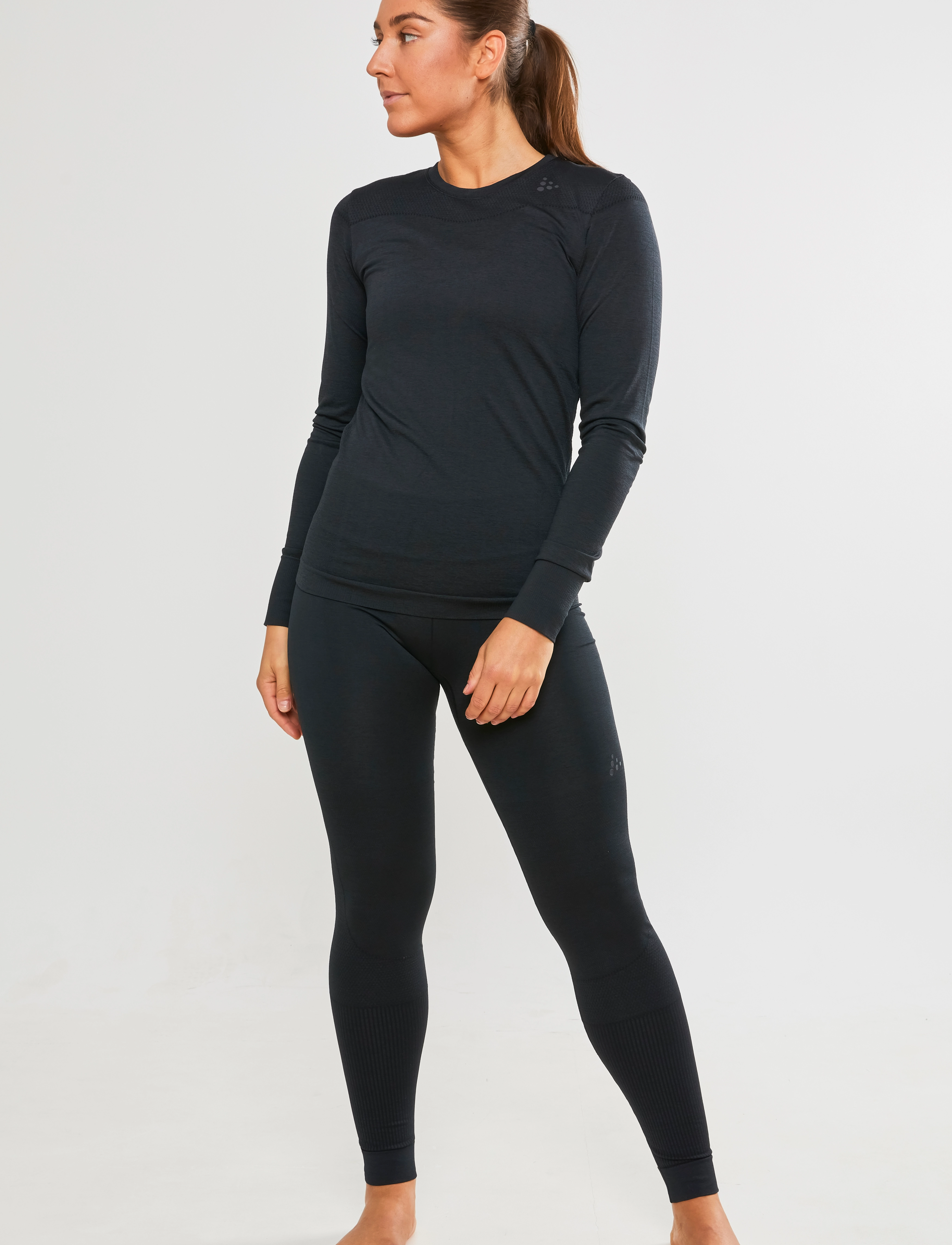 Craft - FUSEKNIT COMFORT RN LS  - black - 4