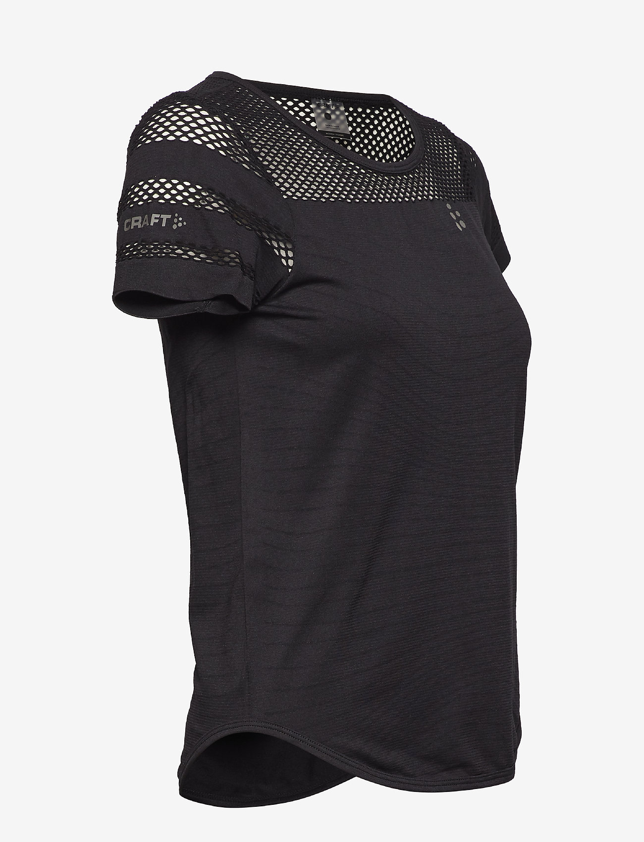 Craft - CORE FUSEKNIT TEE  - black melange - 2