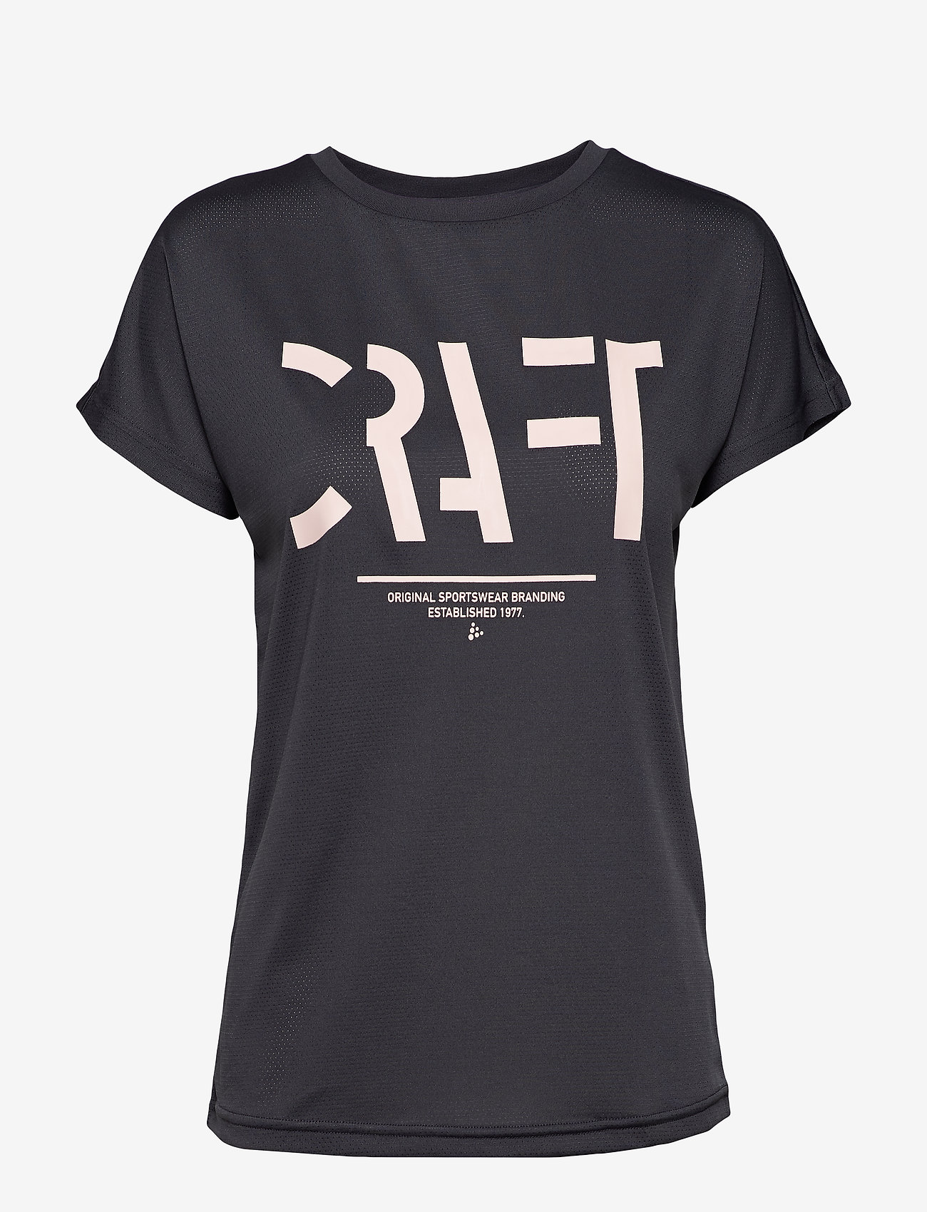 Craft - EAZE SS LOGO MESH TEE  - asphalt - 0