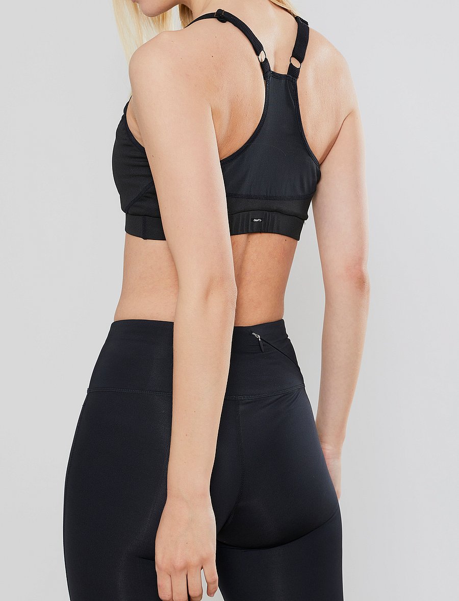 Craft - Motion Bra - mittlerer halt - black - 3