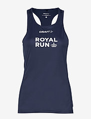Craft - Rush Singlet W - toppe & t-shirts - navy - 0
