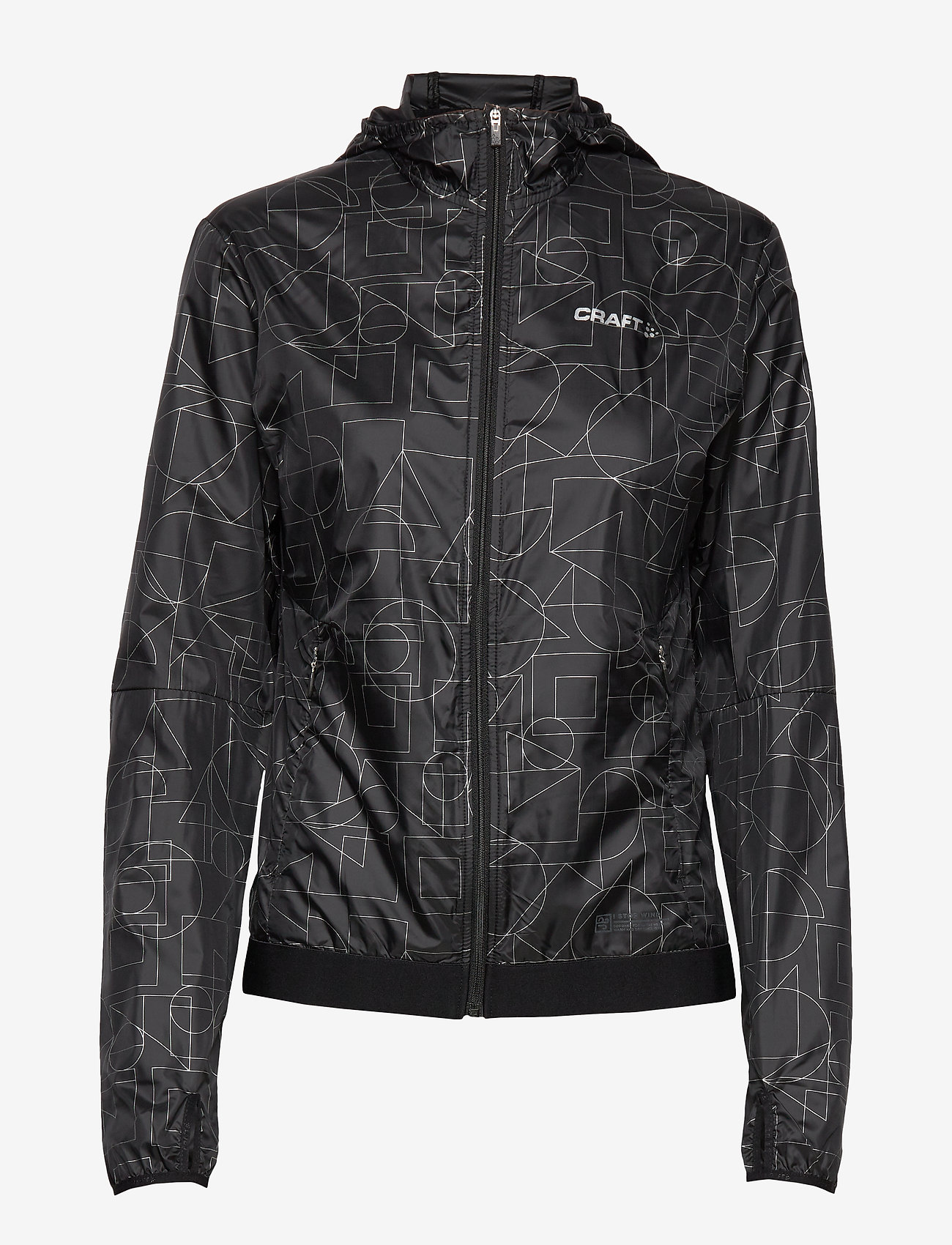 Craft - LUMEN WIND JKT W - p shapes/black - 1