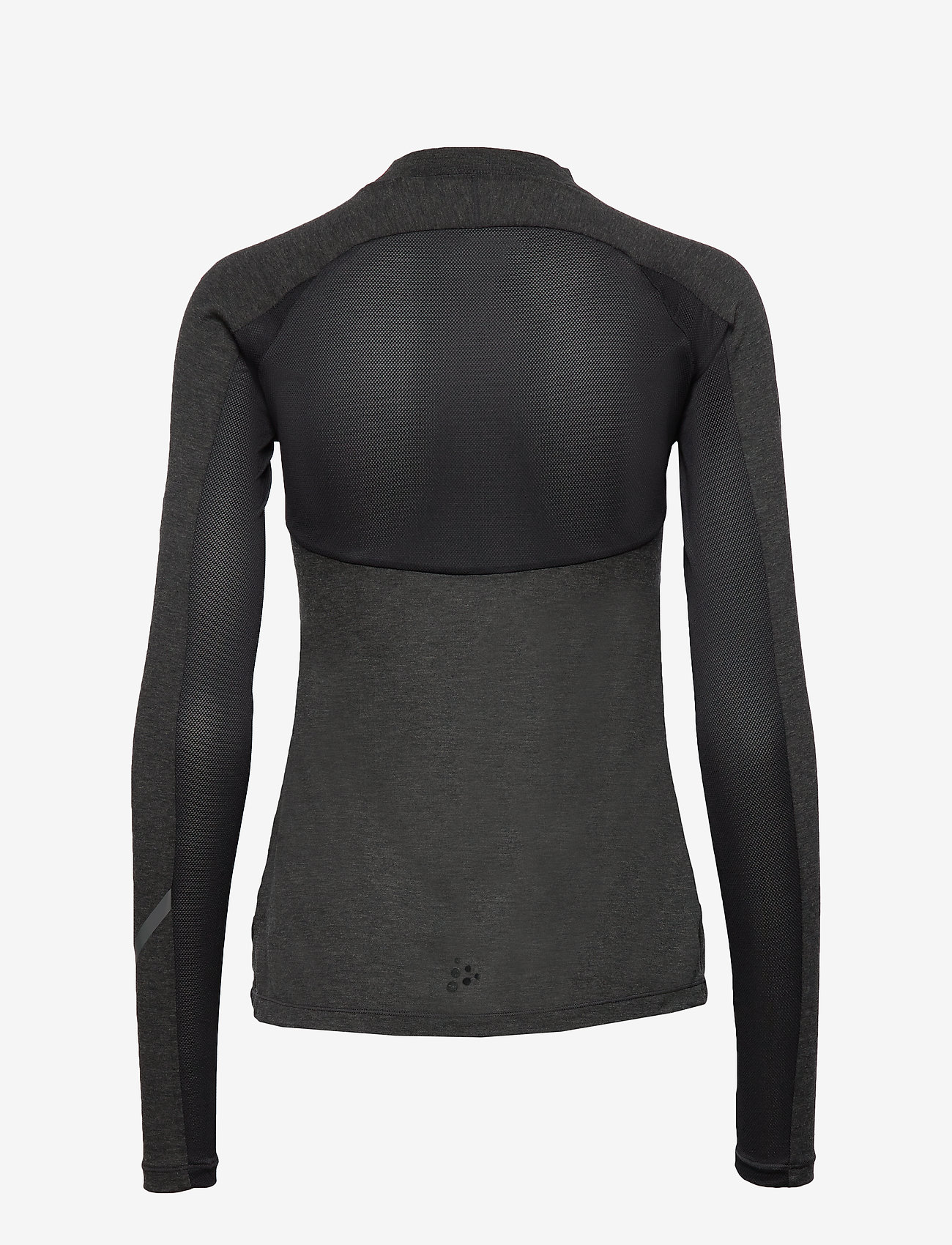 Craft - SUBZ LS WOOL TEE W - black melange/monument - 1