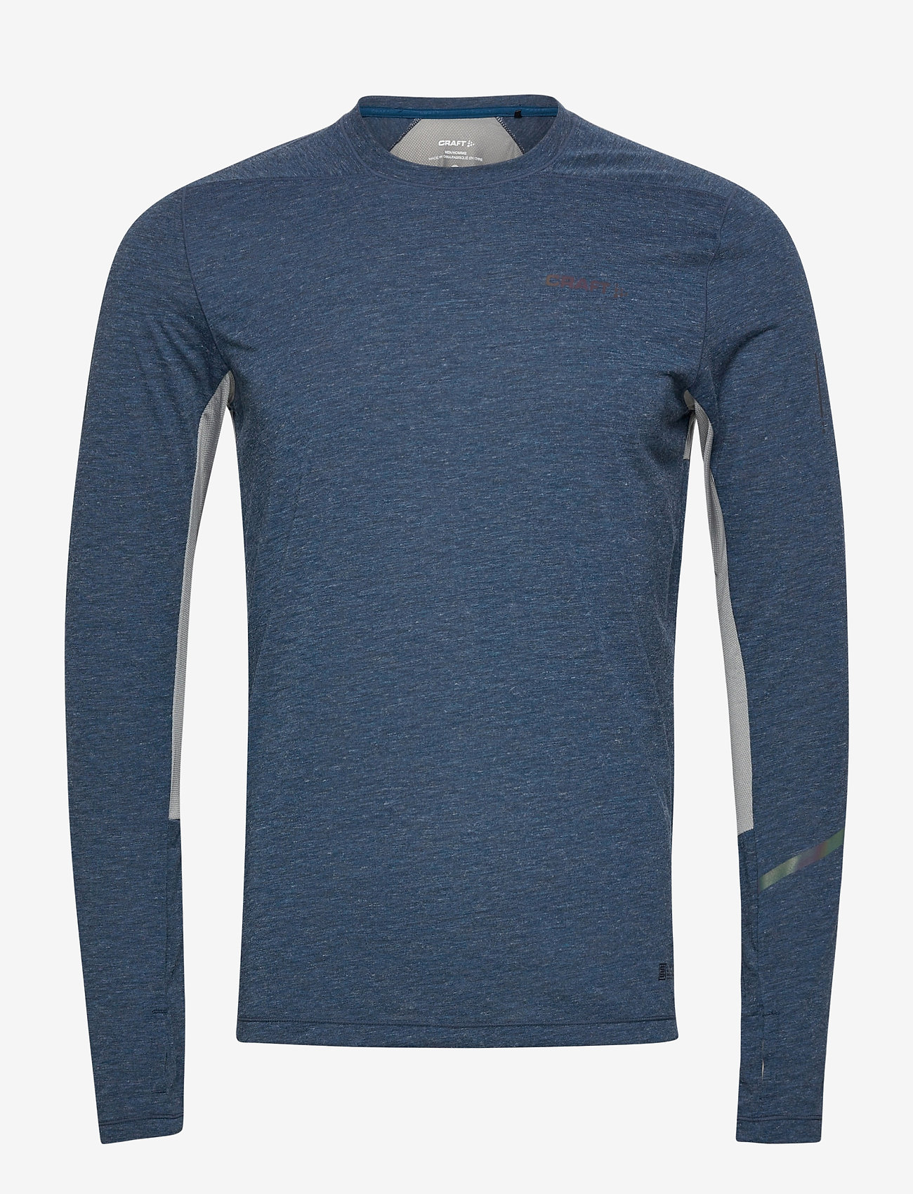 SUBZ LS WOOL TEE M - BEAT MELANGE