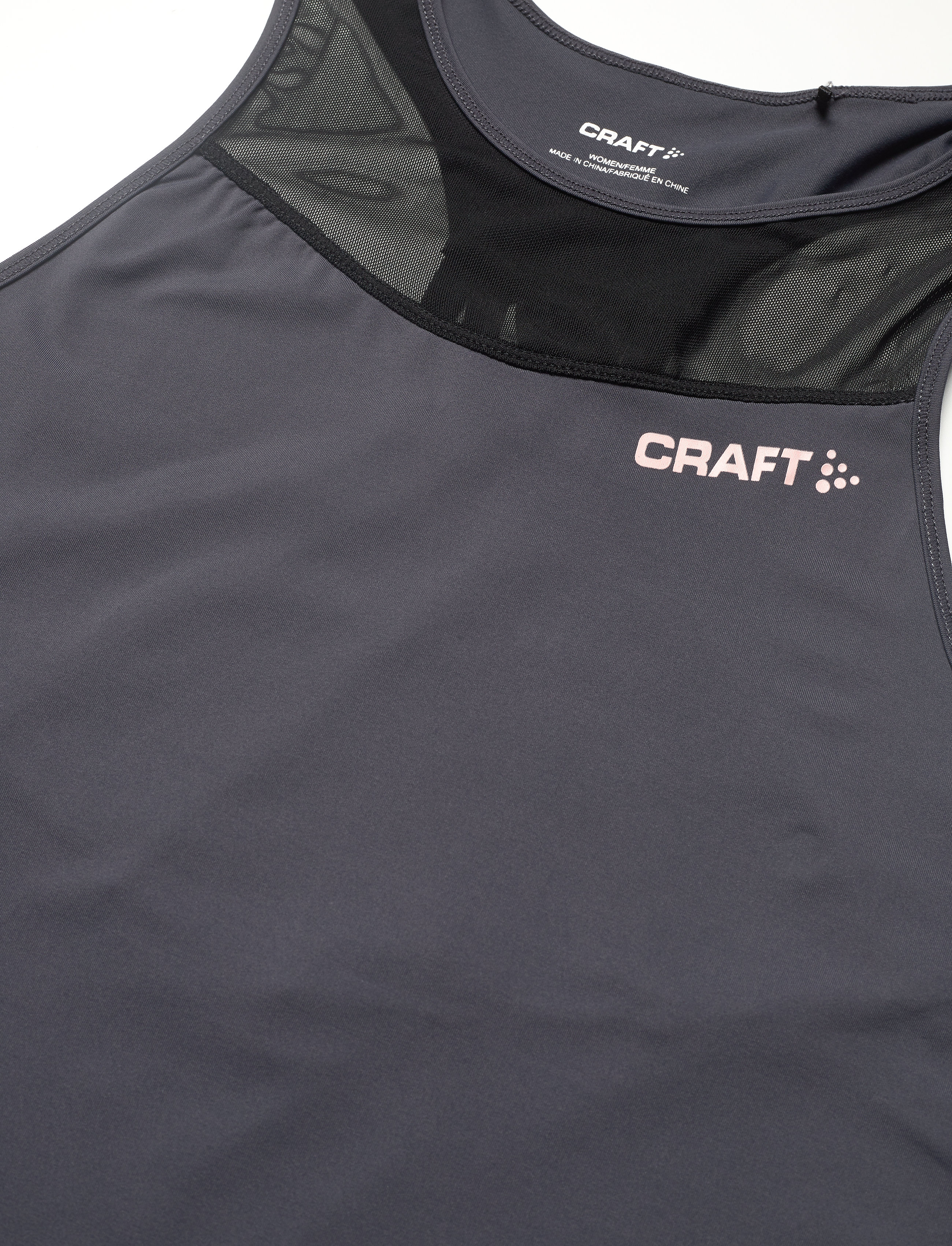 Craft - CHARGE ST SINGLET W - asphalt/touch - 2