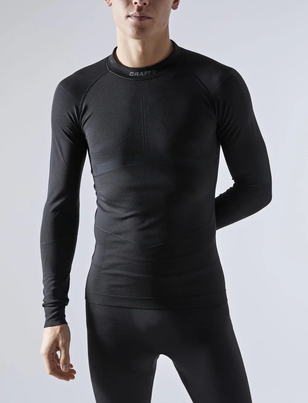 Craft - Active Intensity Cn Ls M - termoundertrøjer - black/asphalt - 0