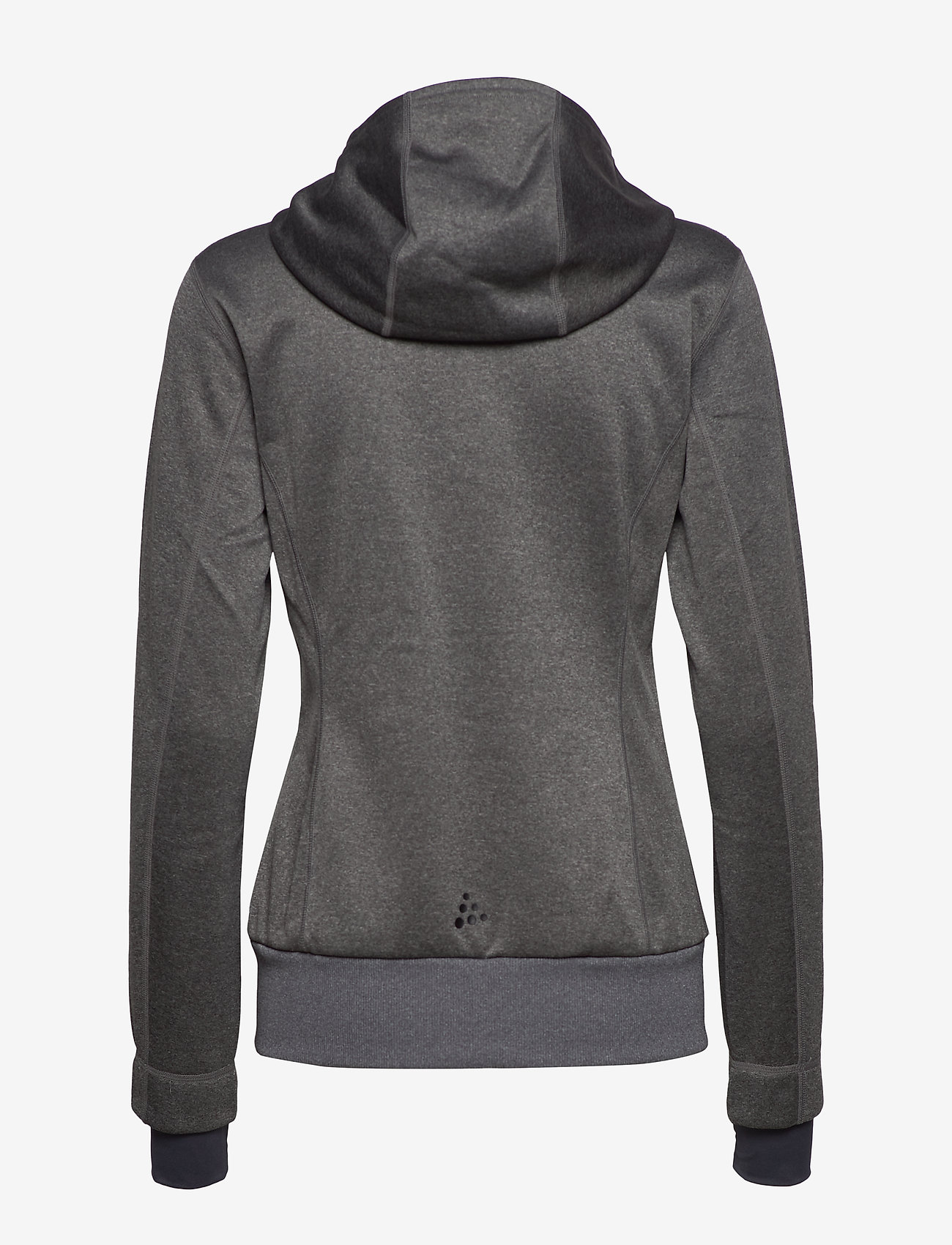 Craft - SPORTS FLEECE ASSYMERTIC W - dk grey melange - 1