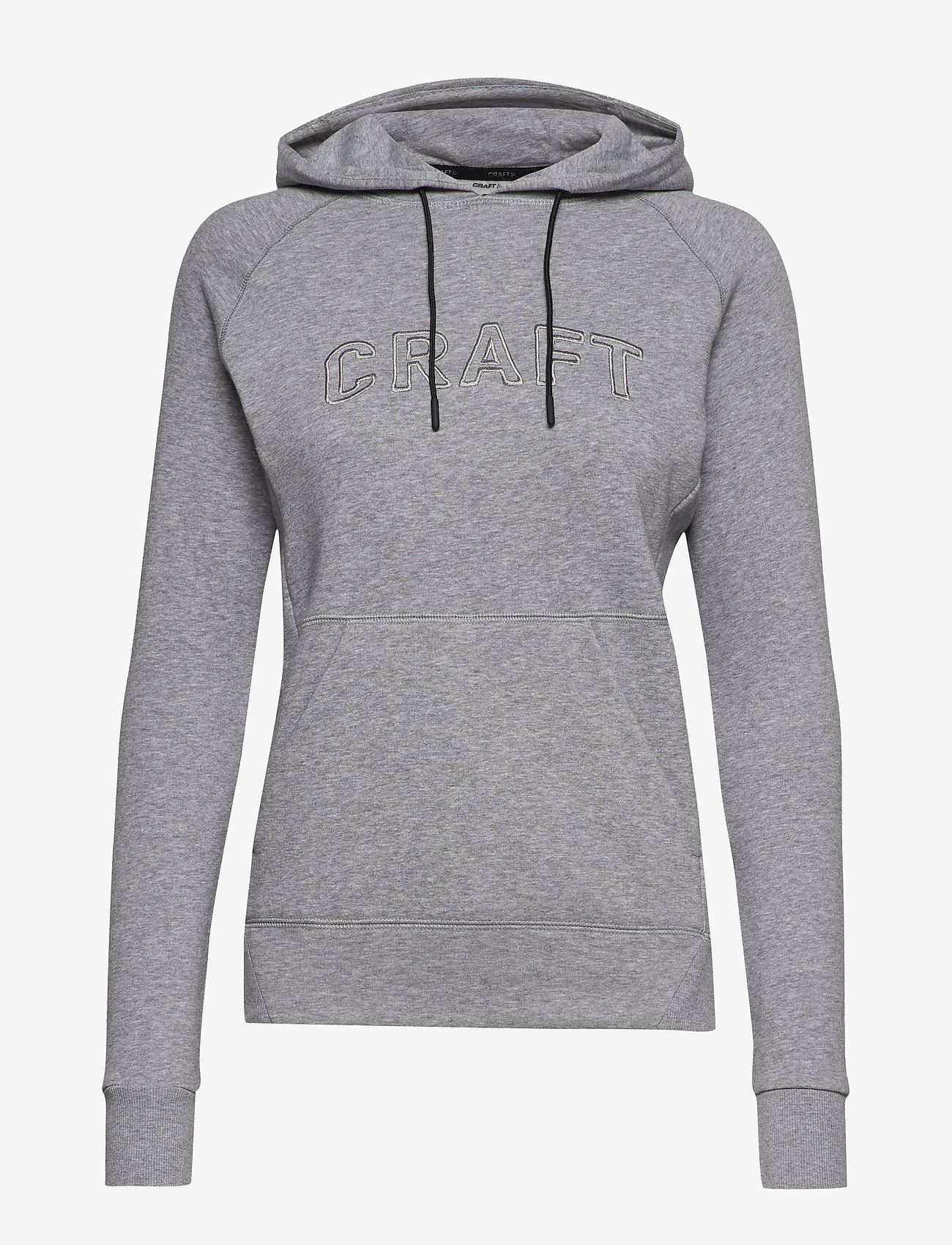 Craft - OVERHEAD LOGO HOODY W - grey melange - 0