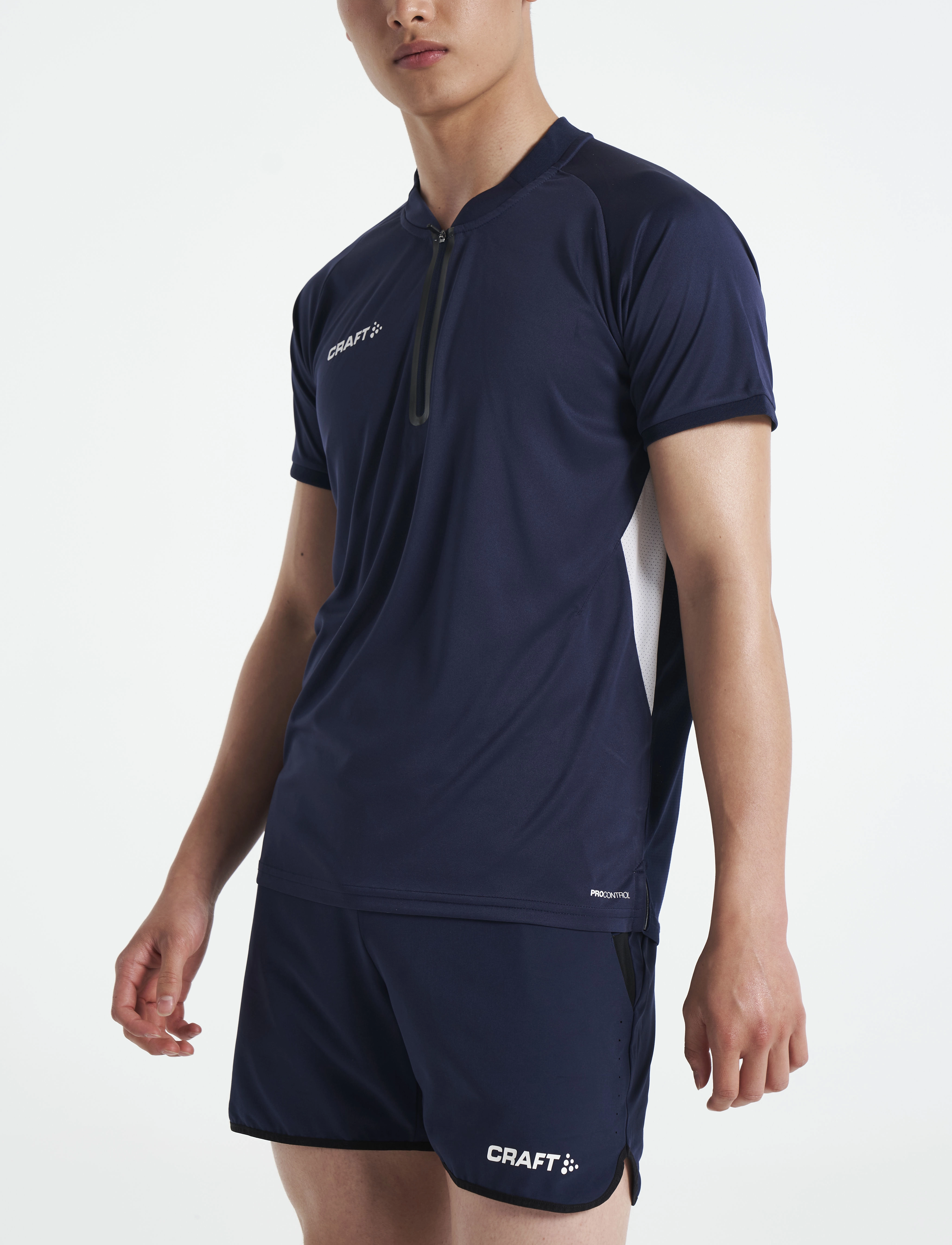 Craft - Pro Control Impact Polo M - laveste priser - navy/white - 3