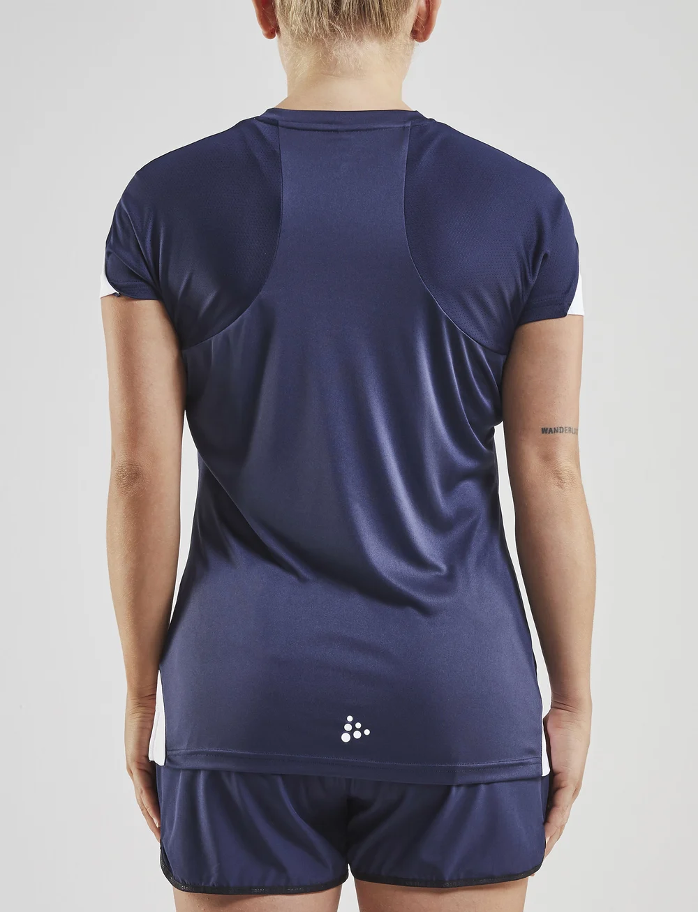 Craft - Pro Control Impact SS Tee W - t-shirts - navy/white - 3