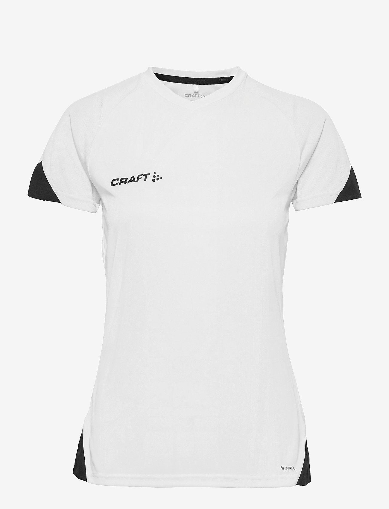 Craft - Pro Control Impact SS Tee W - t-shirts - white/black - 1
