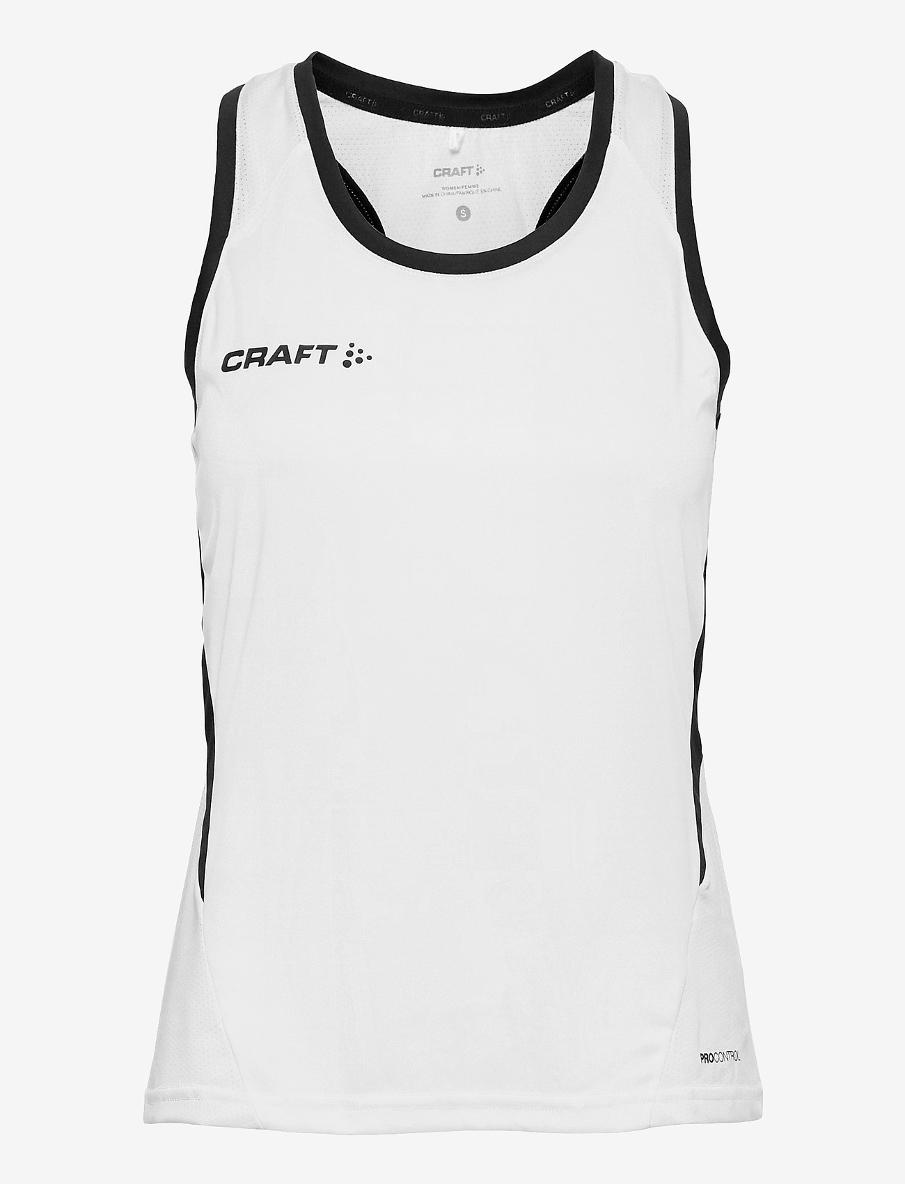 Pro Control Impact Singlet W - WHITE/BLACK