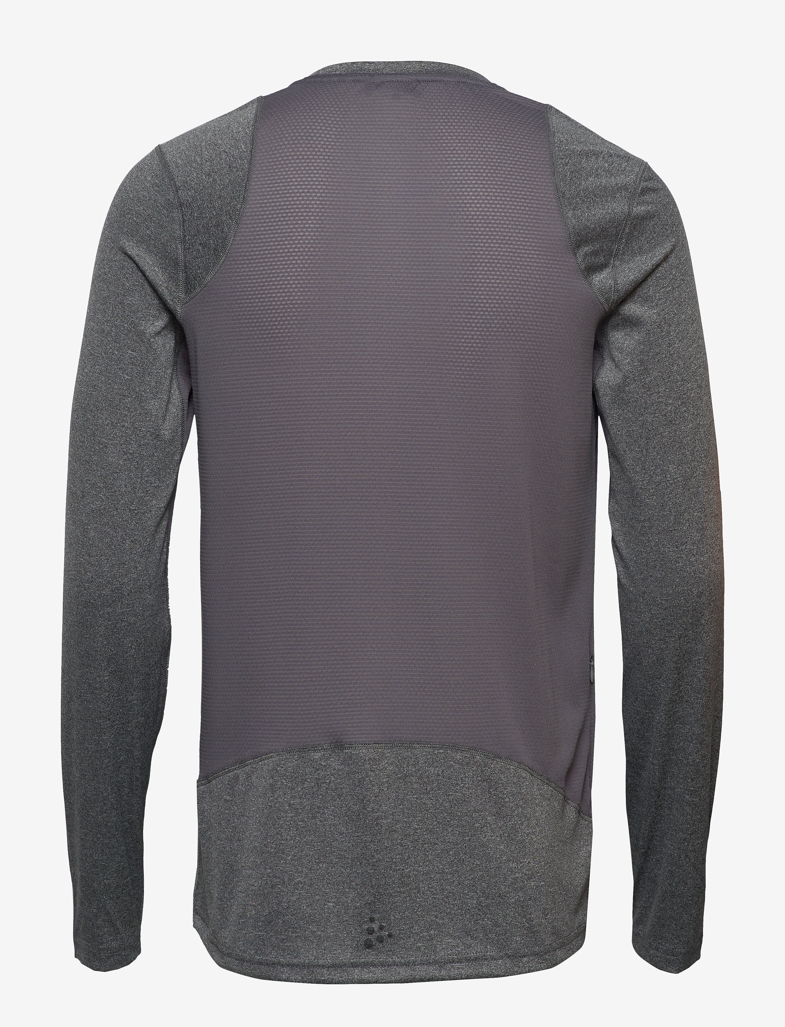 Craft - Adv Essence Ls Tee M - dk grey melange - 1
