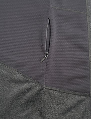 Craft - Adv Essence Ls Tee M - långärmade tröjor - dk grey melange - 5