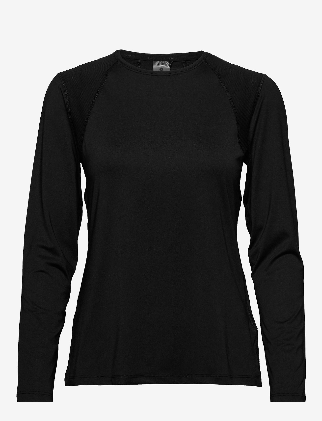 Craft - Adv Essence Ls Tee W - långärmade tröjor - black - 1