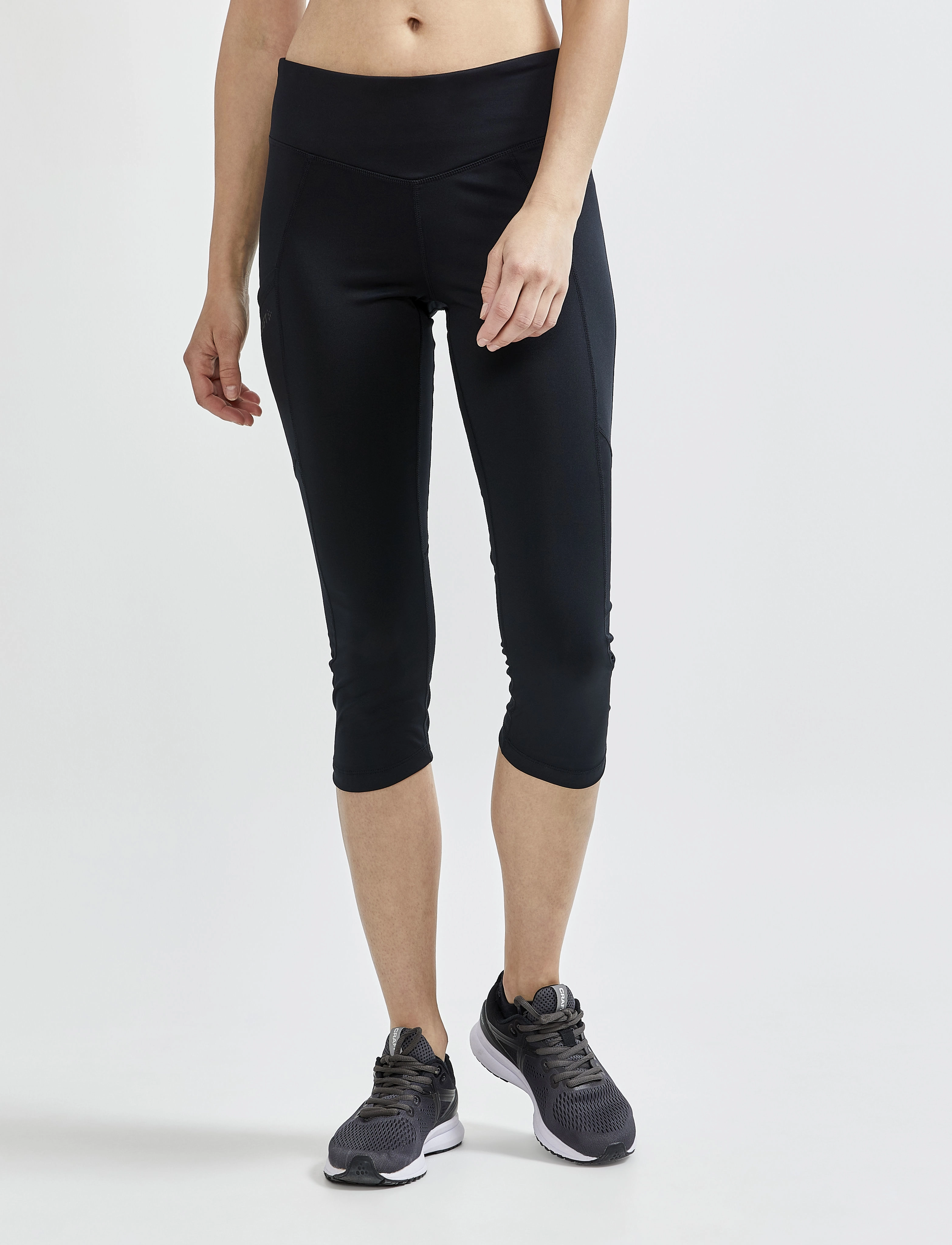 Craft Adv Essence Capri Tights W, Mænd, Capri Leggings, Sort, Str: XS