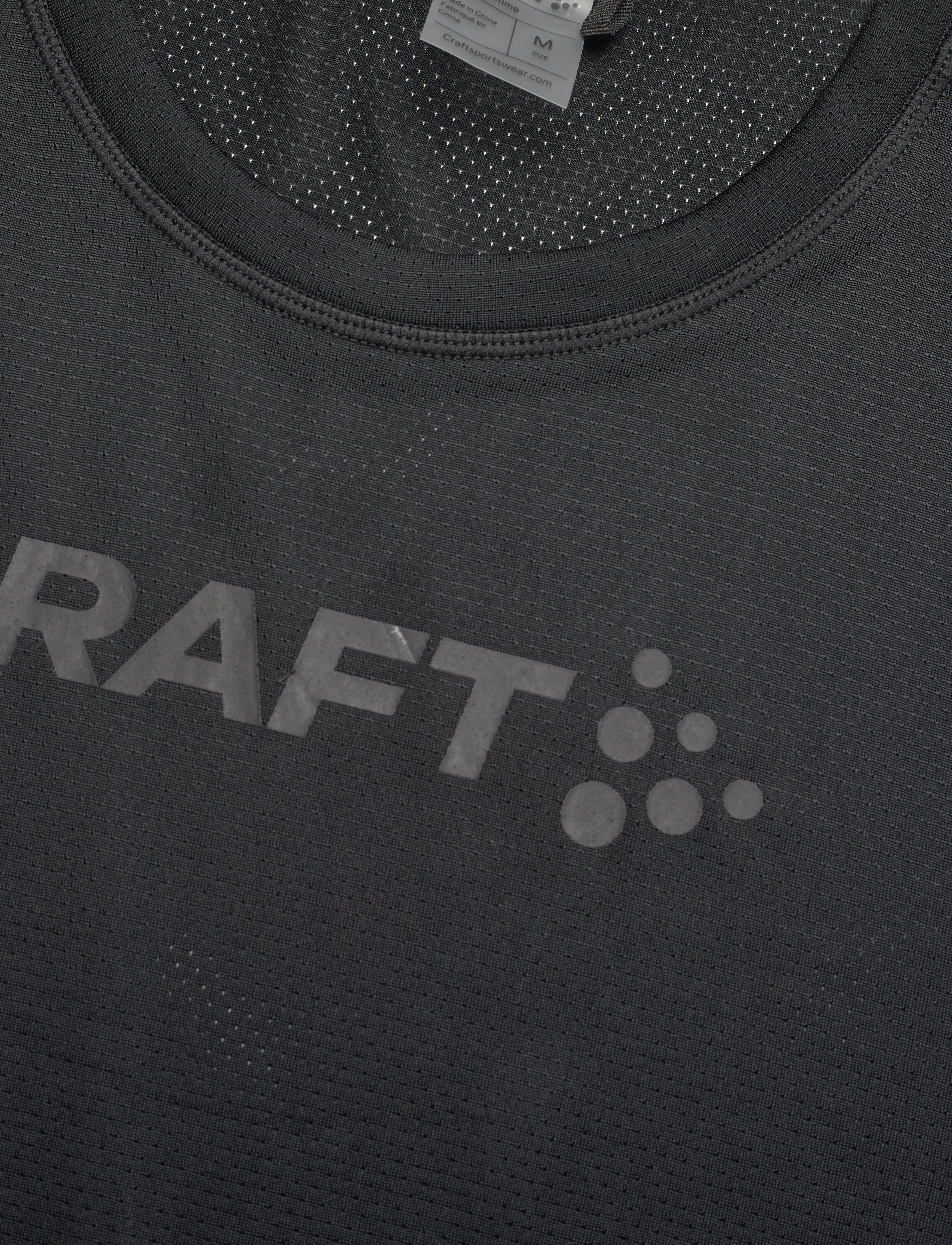 Craft - Core Essence SS Mesh Tee M - black/black - 2