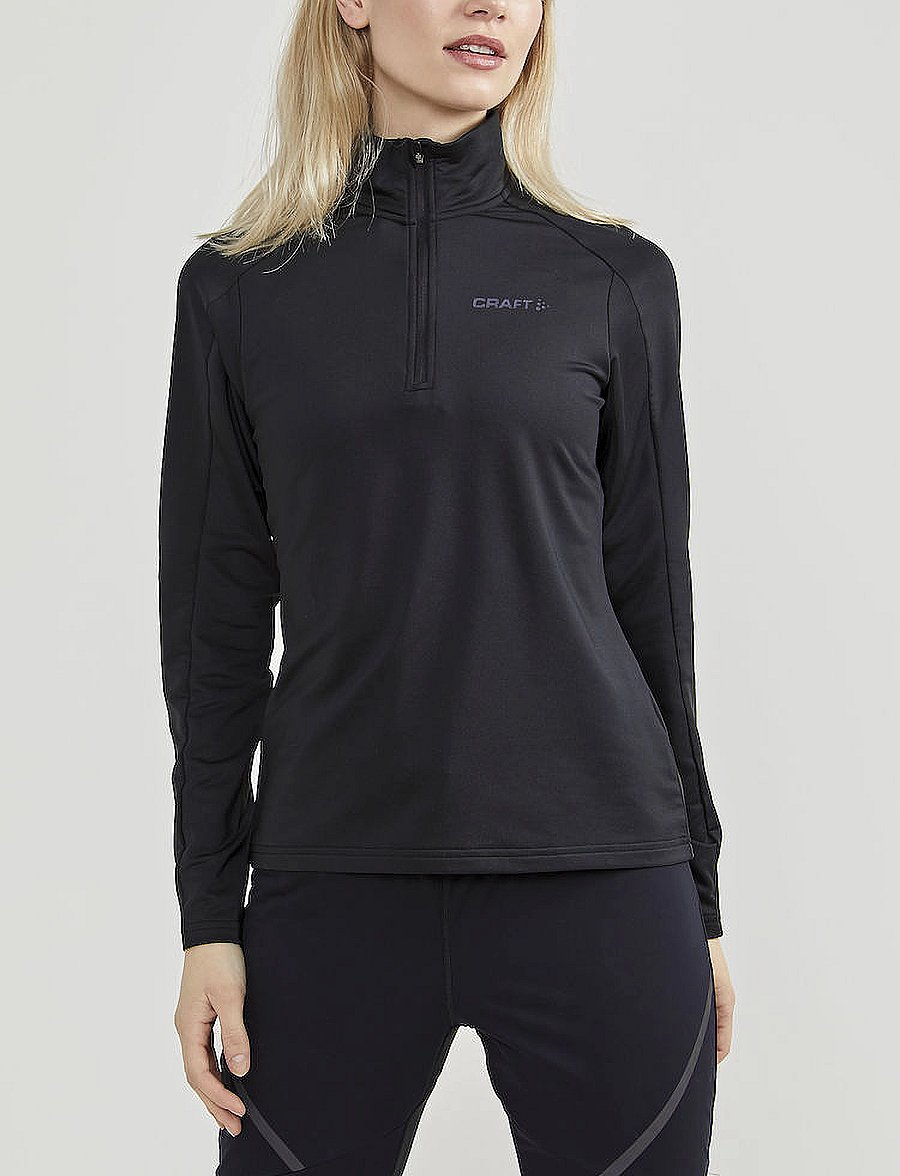 Craft - Gain Midlayer W - alussärgid - black - 0