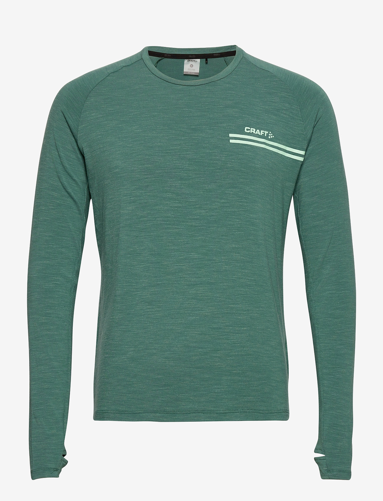 Craft - CORE SENCE LS TEE M - point melange - 0