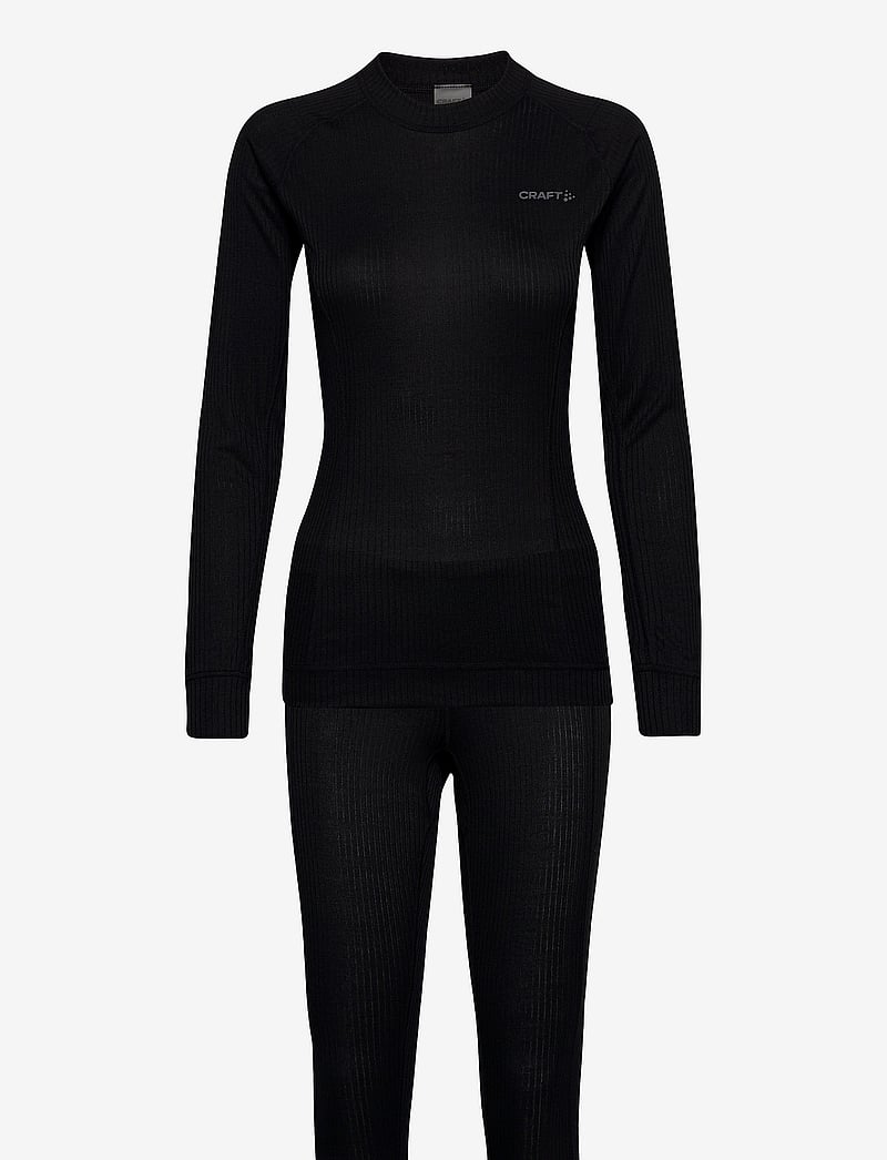 Craft - Baselayer Set W - underställsset - black - 1