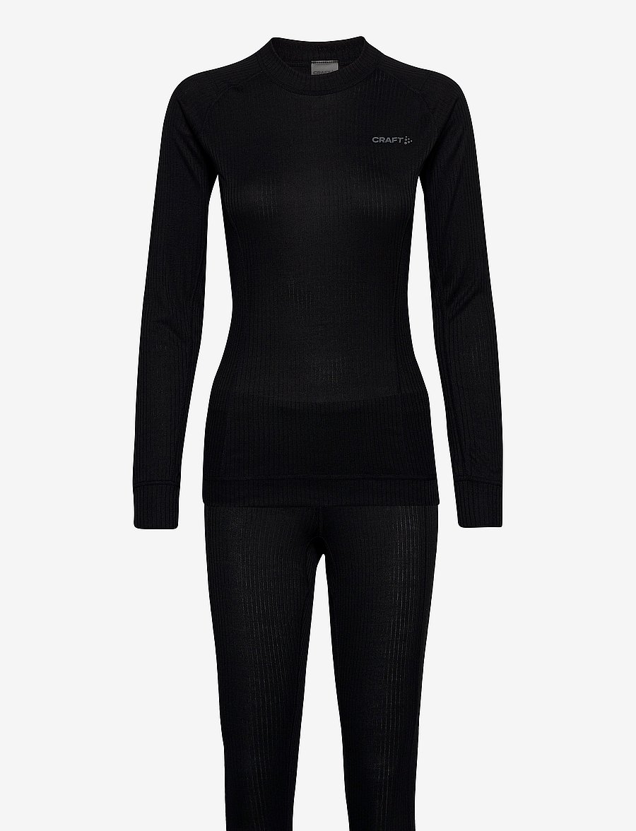 Craft - Baselayer Set W - funktionsunterwäsche - sets - black - 1