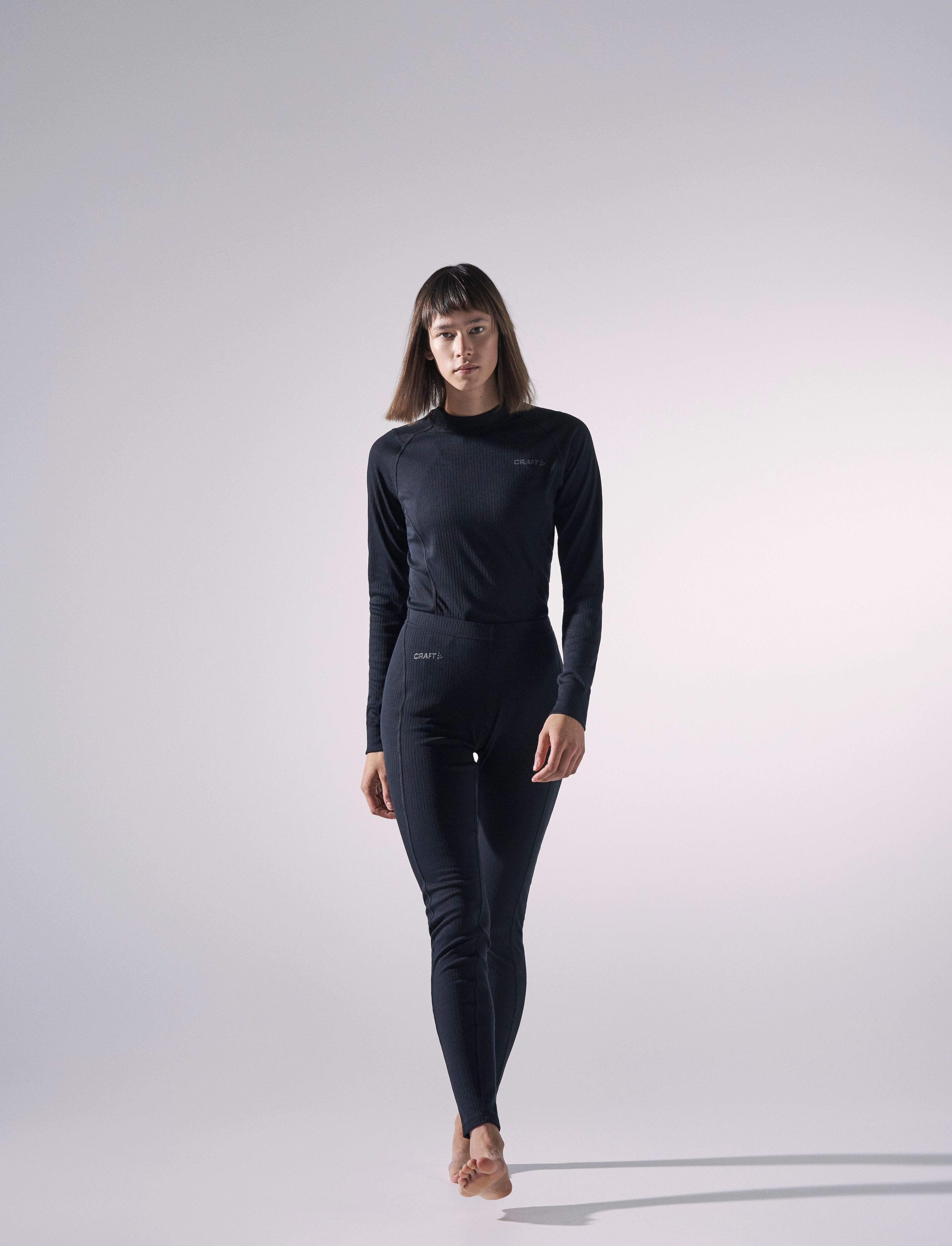 Craft Baselayer Set W, Kvinder, Baselayer Sæt, Sort, Str: L
