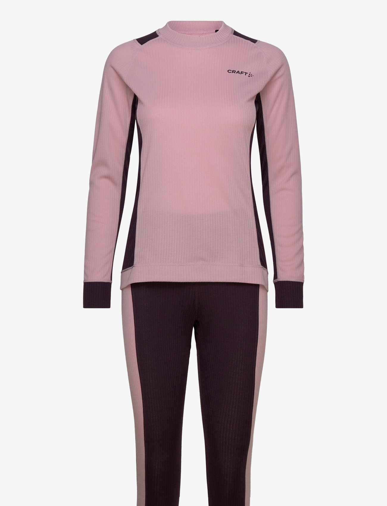 Craft - Baselayer Set W - ytterkläder - charm/dk plum - 0