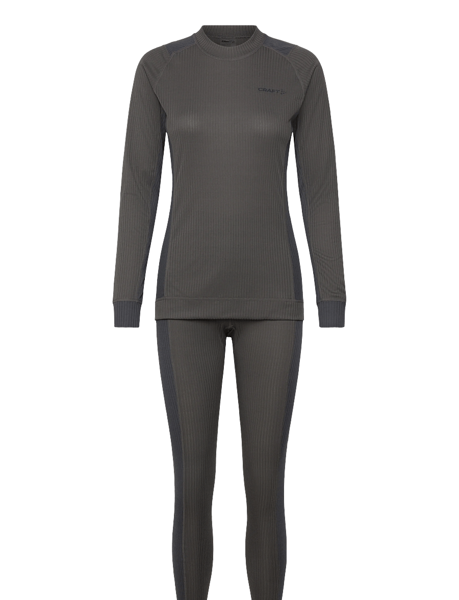 Craft - Baselayer Set W - funktionsunterwäsche - sets - granite/asphalt - 0