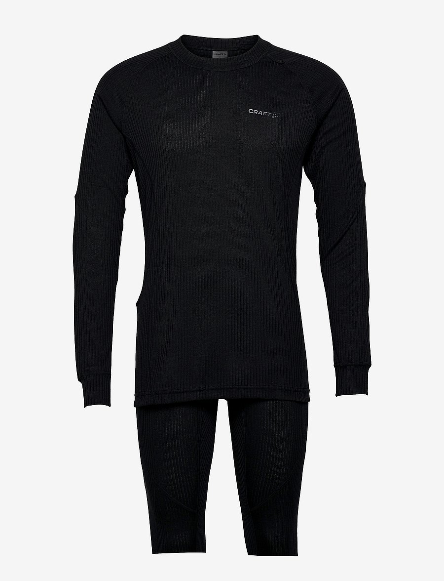 Craft - Baselayer Set M - baselayer sæt - black - 1