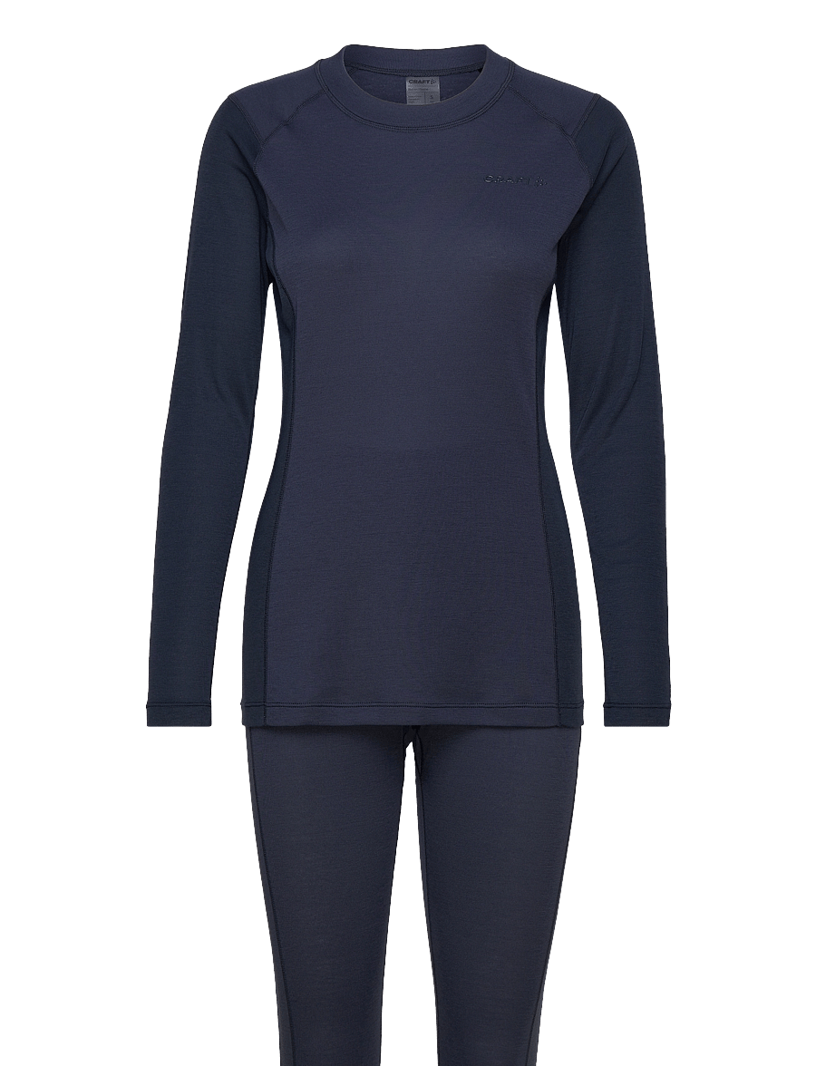 Craft - Warm Baselayer Set W - baselayer sæt - blues/dk navy - 1