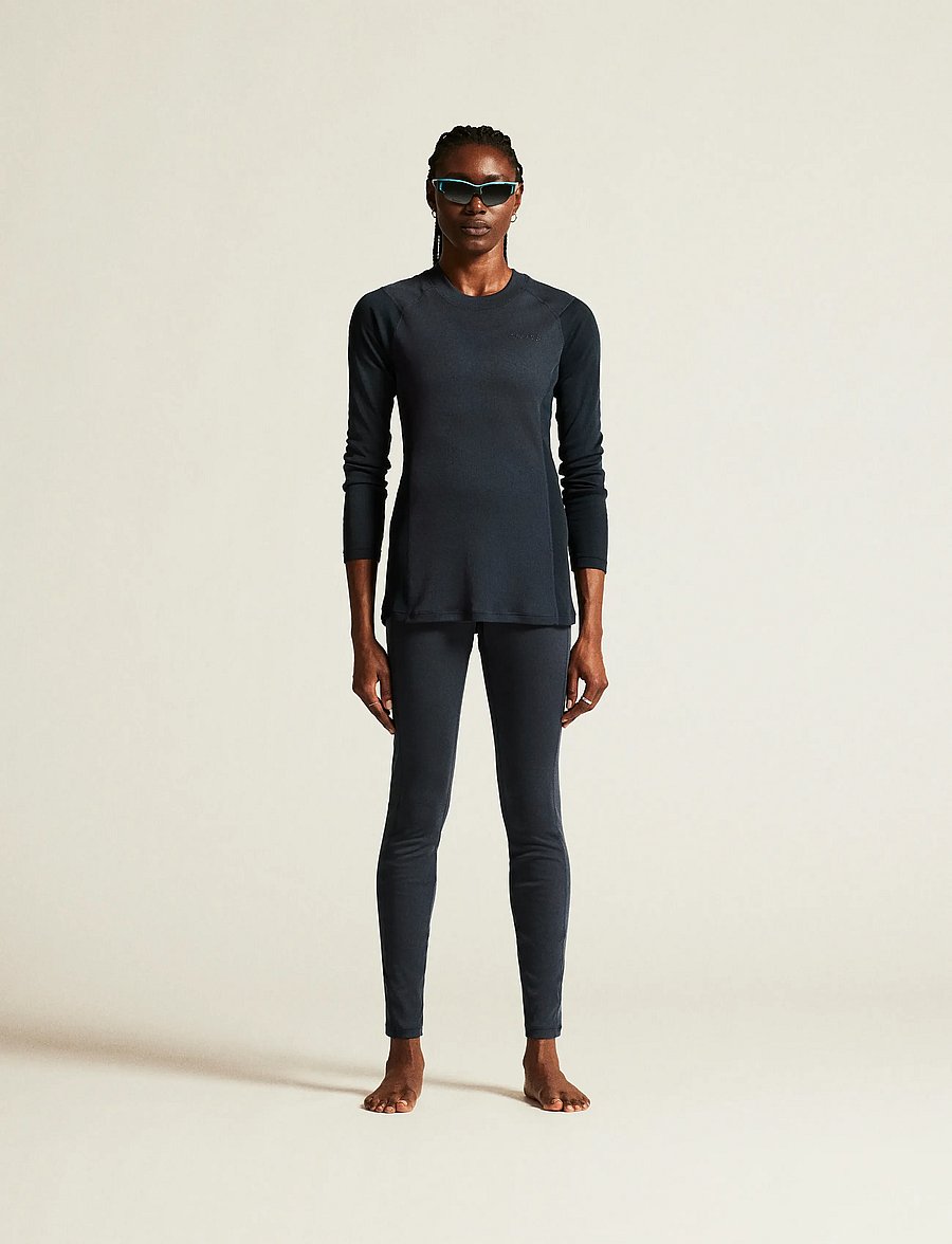 Craft - Warm Baselayer Set W - baselayer sæt - blues/dk navy - 0