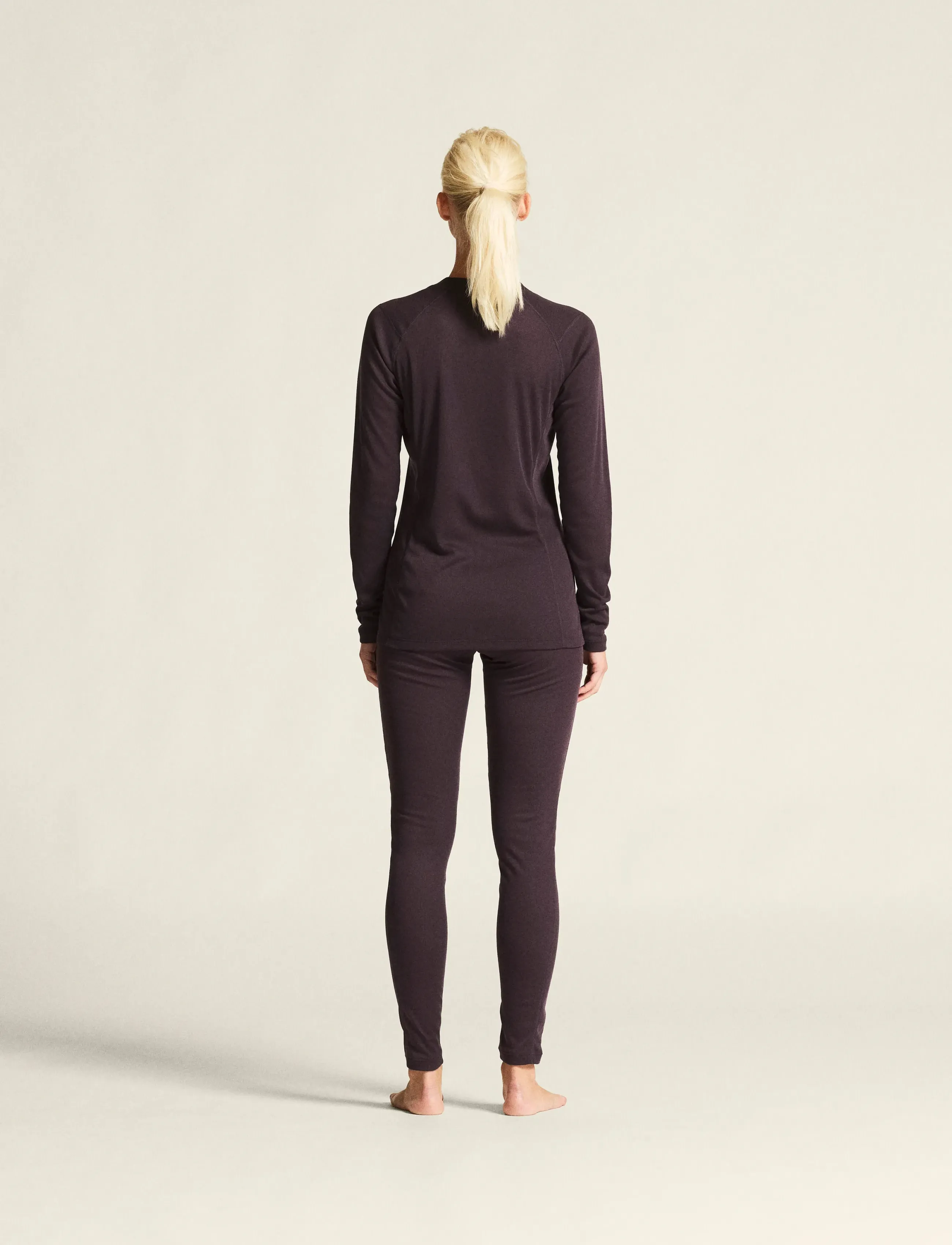 Craft - Warm Baselayer Set W - base layer sets - dk plum - 5