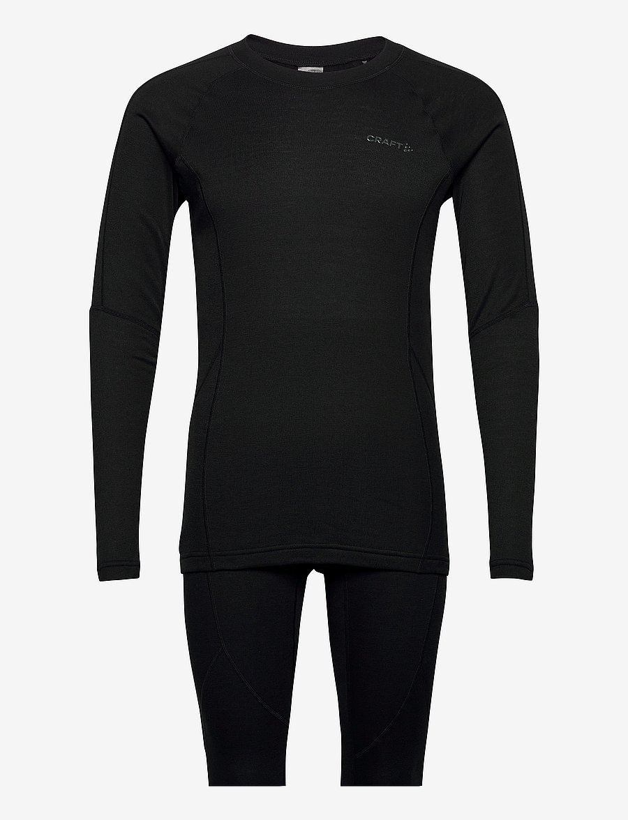 Craft - Warm Baselayer Set M - baselayer sæt - black - 0