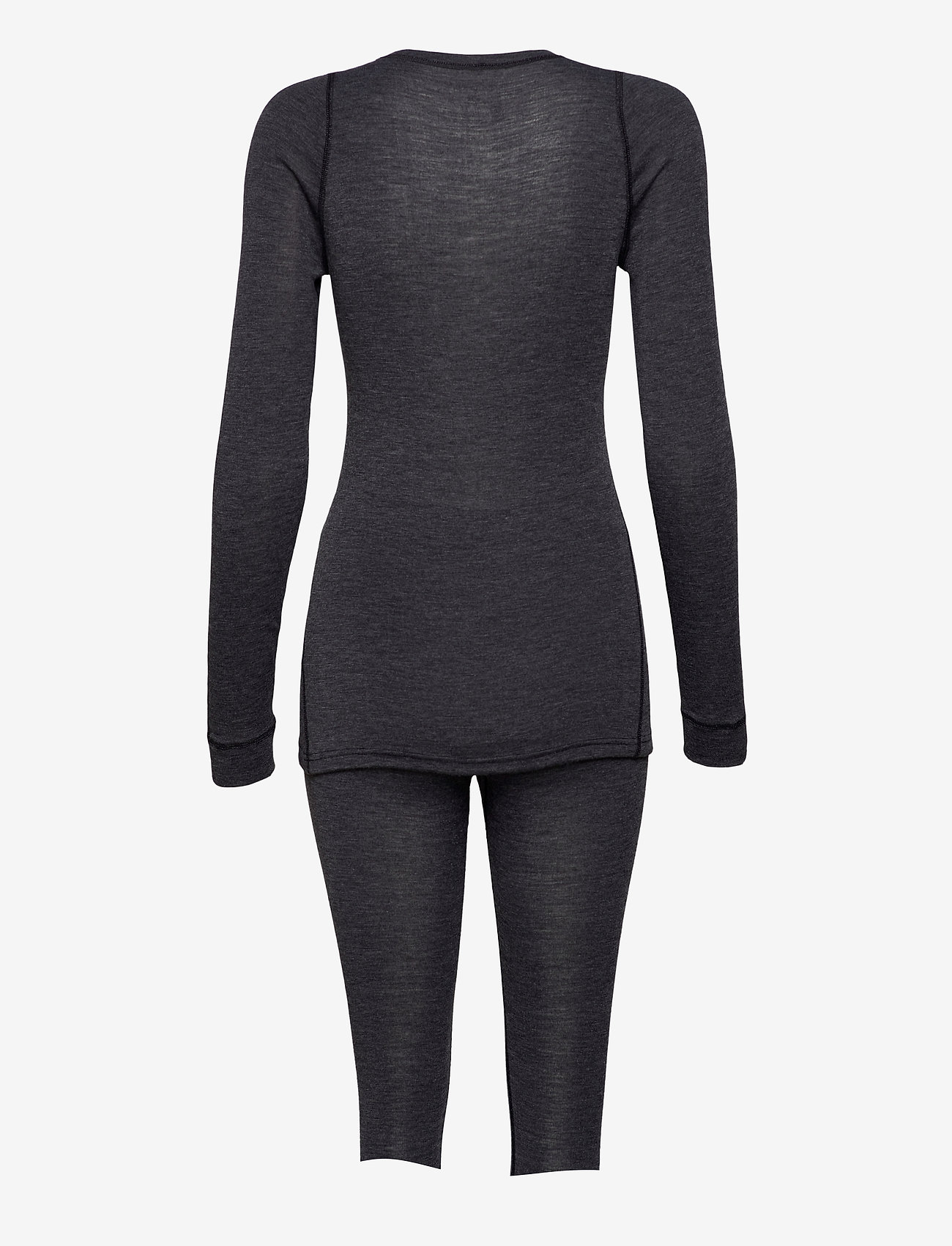 Craft - Wool Merino Set W - superundertøy & ullundertøy sett - black melange - 2