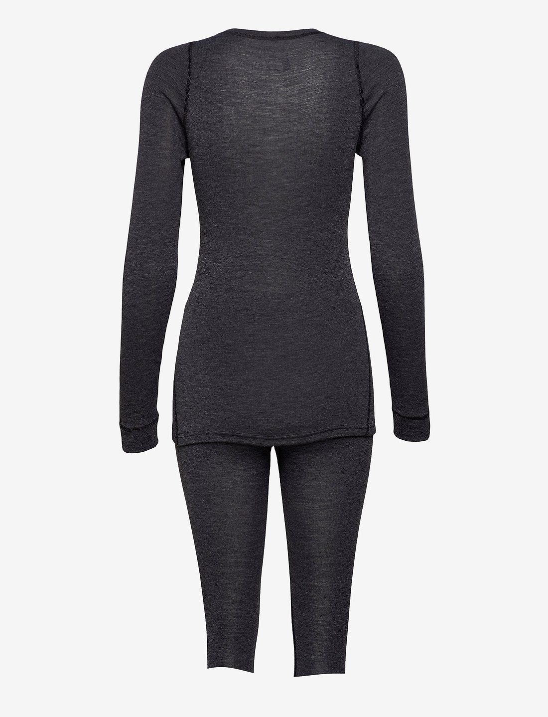 Craft - Wool Merino Set W - underställsset - black melange - 1