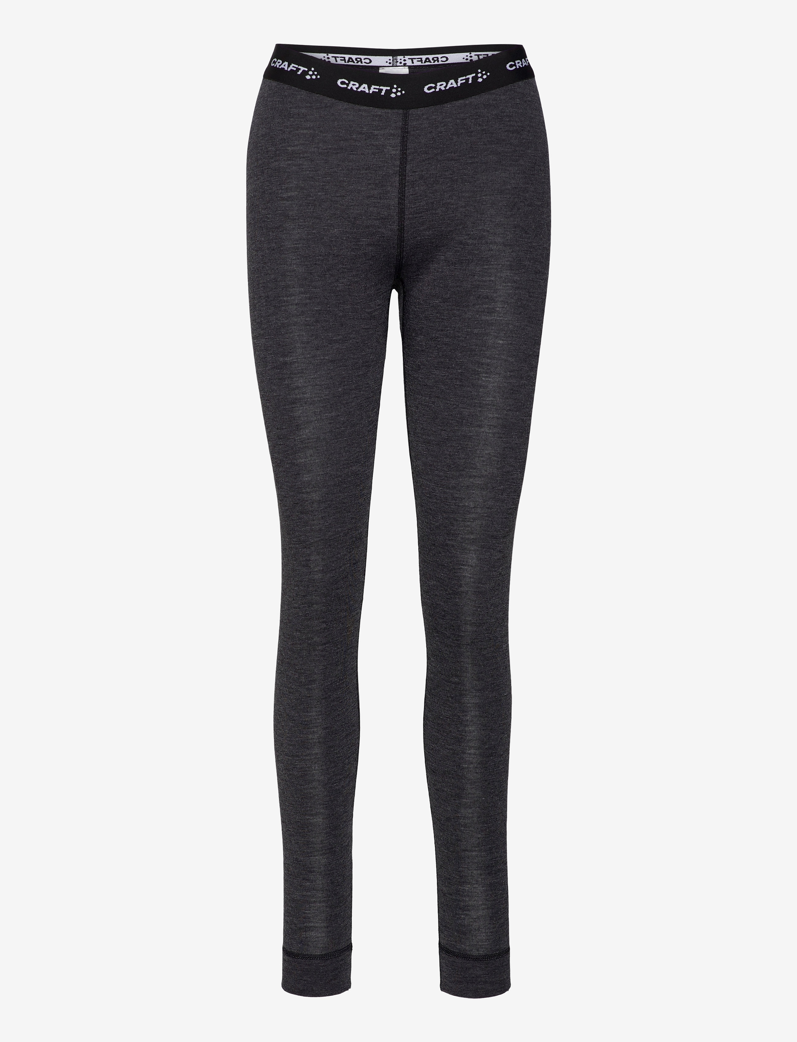 Craft - Wool Merino Set W - baselayer sæt - black melange - 3