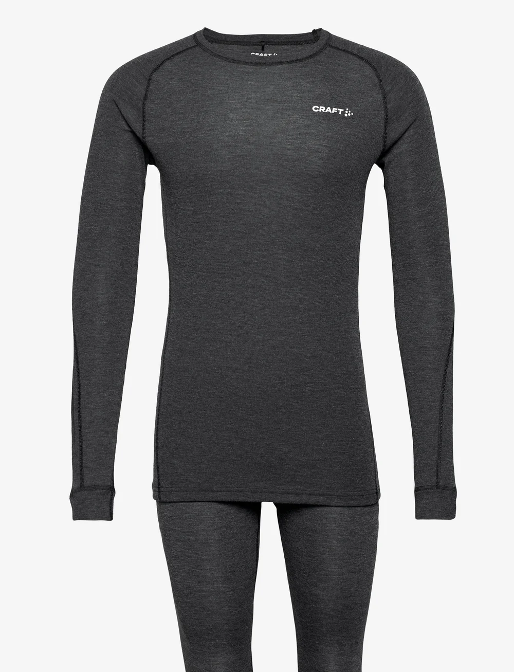 Craft - Wool Merino Set M - funktionsunterwäsche - sets - black melange - 1